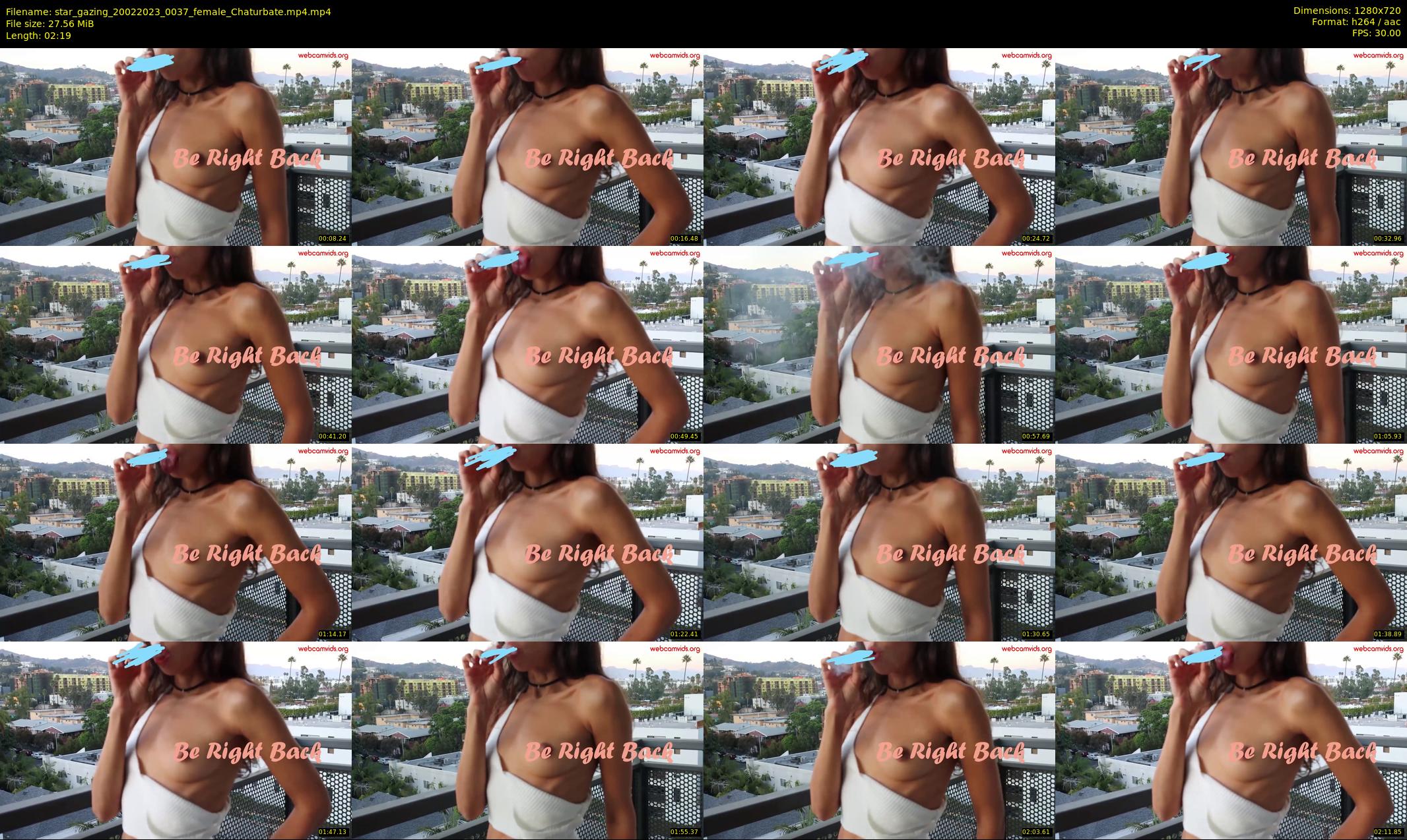 star_gazing — 3 minute Chaturbate female cam show recording, 720p, Feb 20, 2023