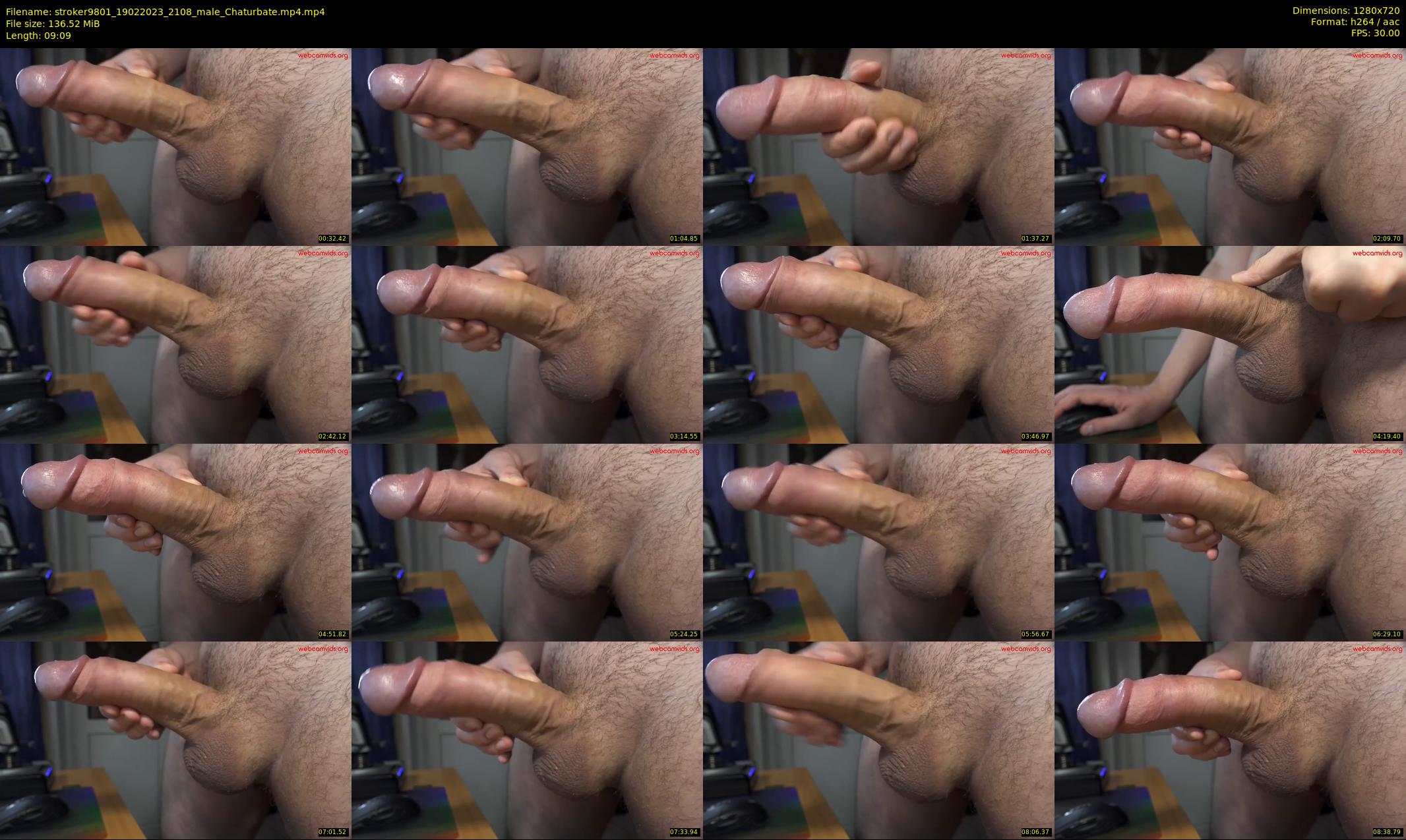stroker9801 — 10 minute Chaturbate male cam show recording, 720p, Feb 19, 2023