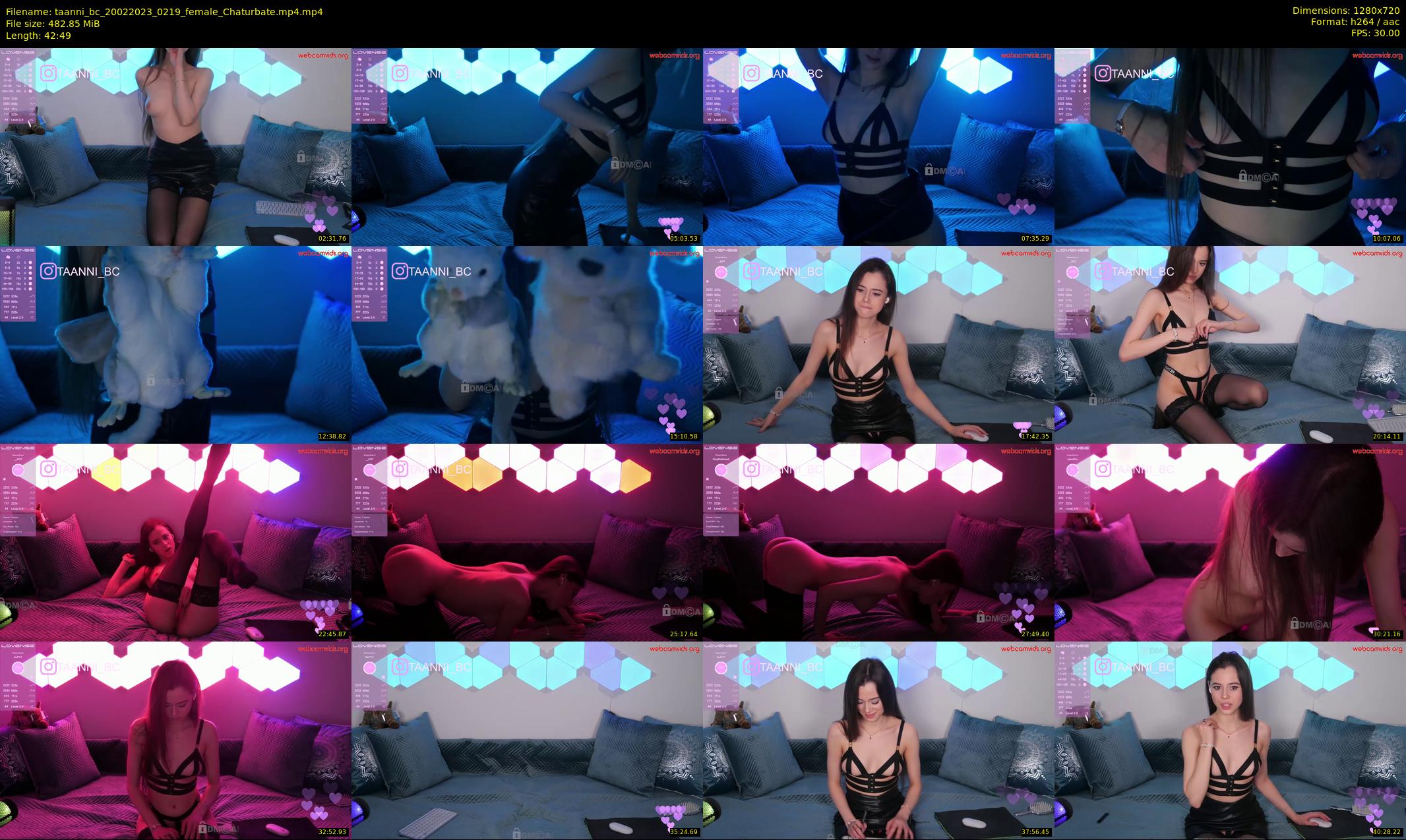 taanni_bc — 43 minute Chaturbate female cam show recording, 720p, Feb 20, 2023