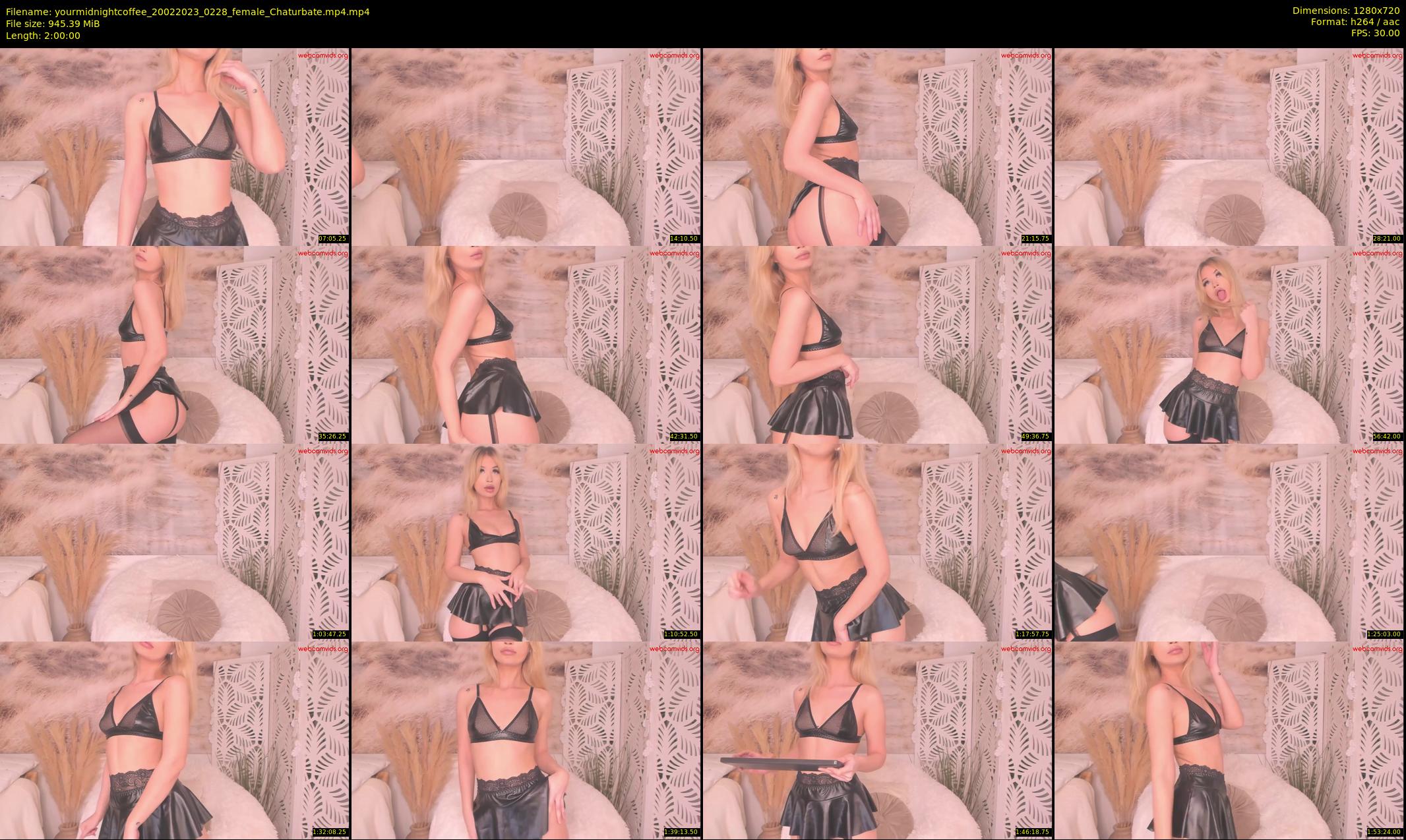 yourmidnightcoffee — 120 minute Chaturbate female cam show recording, 720p, Feb 20, 2023