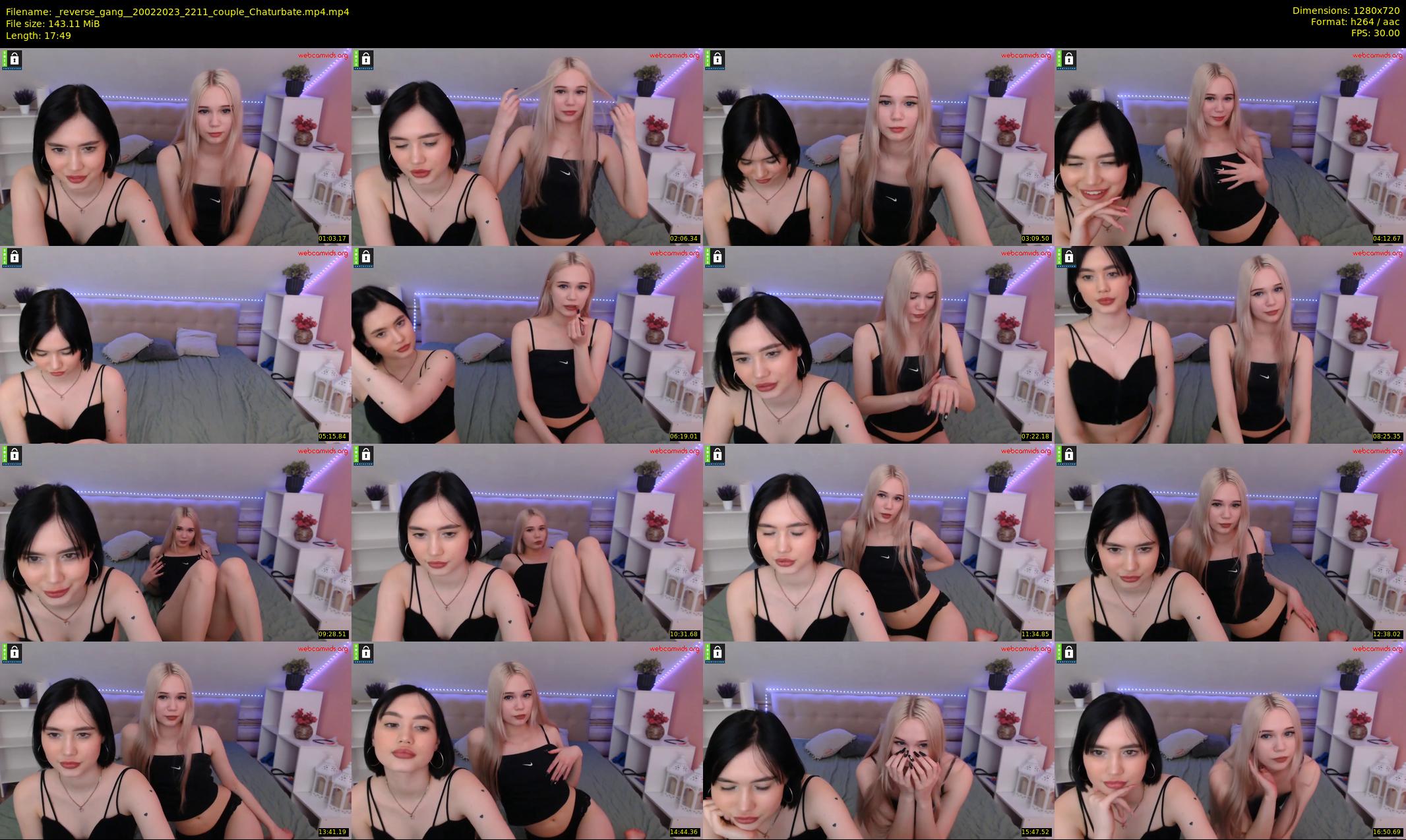_reverse_gang_ — 18 minute Chaturbate couple cam show recording, 720p, Feb 20, 2023