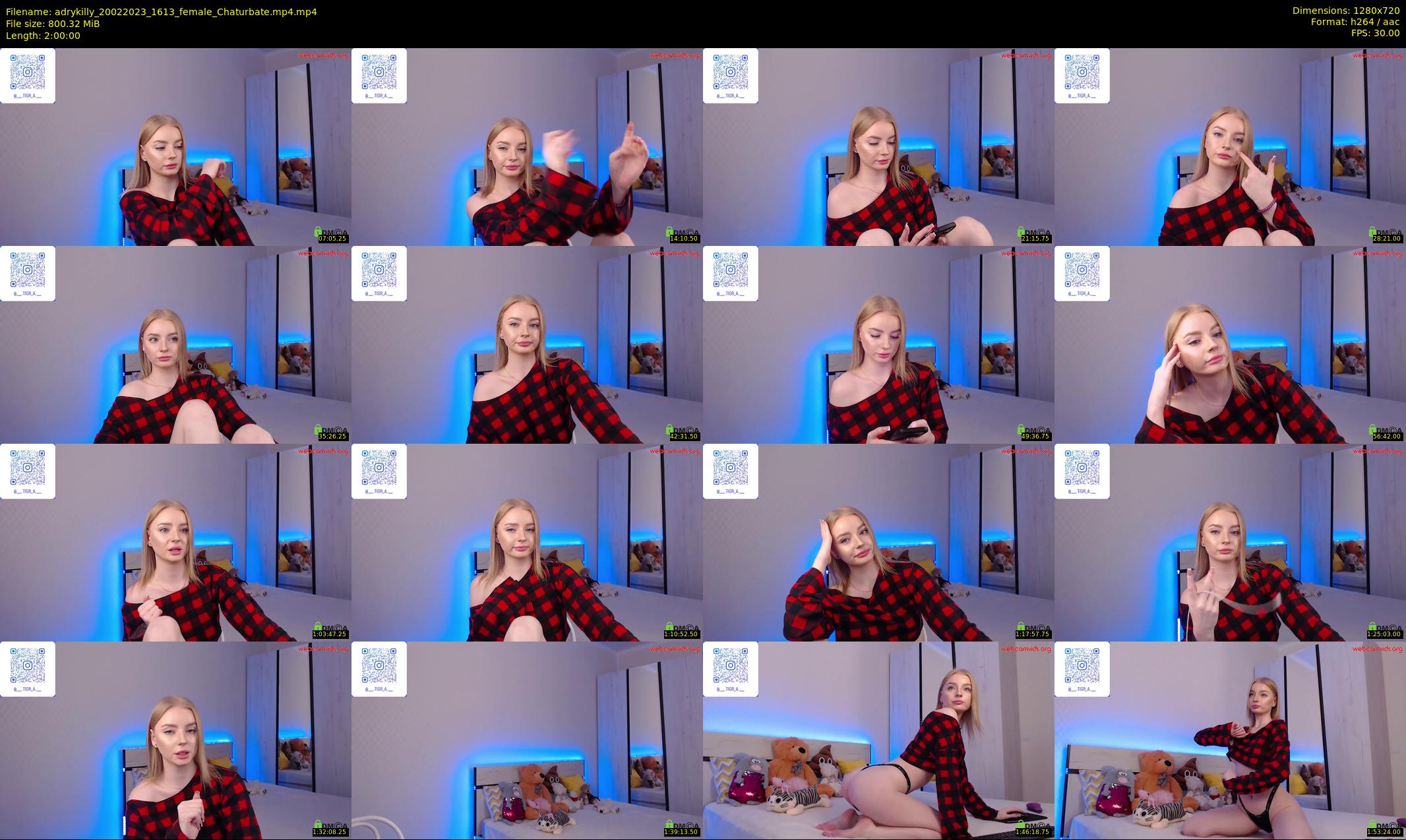 adrykilly — 120 minute Chaturbate female cam show recording, 720p, Feb 20, 2023
