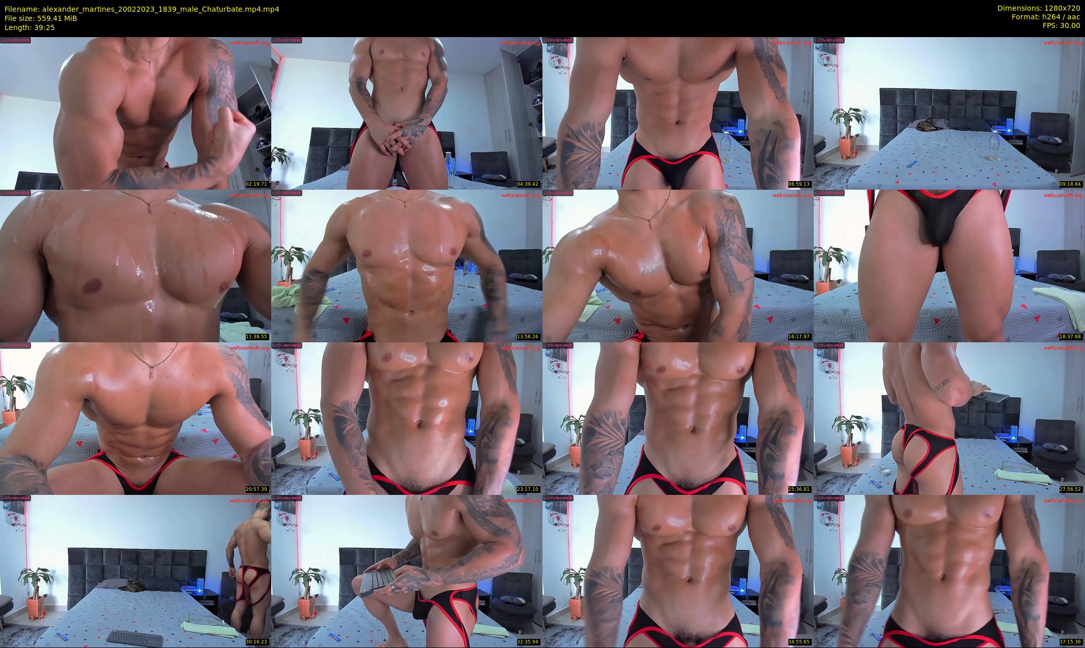 alexander_martines — 40 minute Chaturbate male cam show recording, 720p, Feb 20, 2023