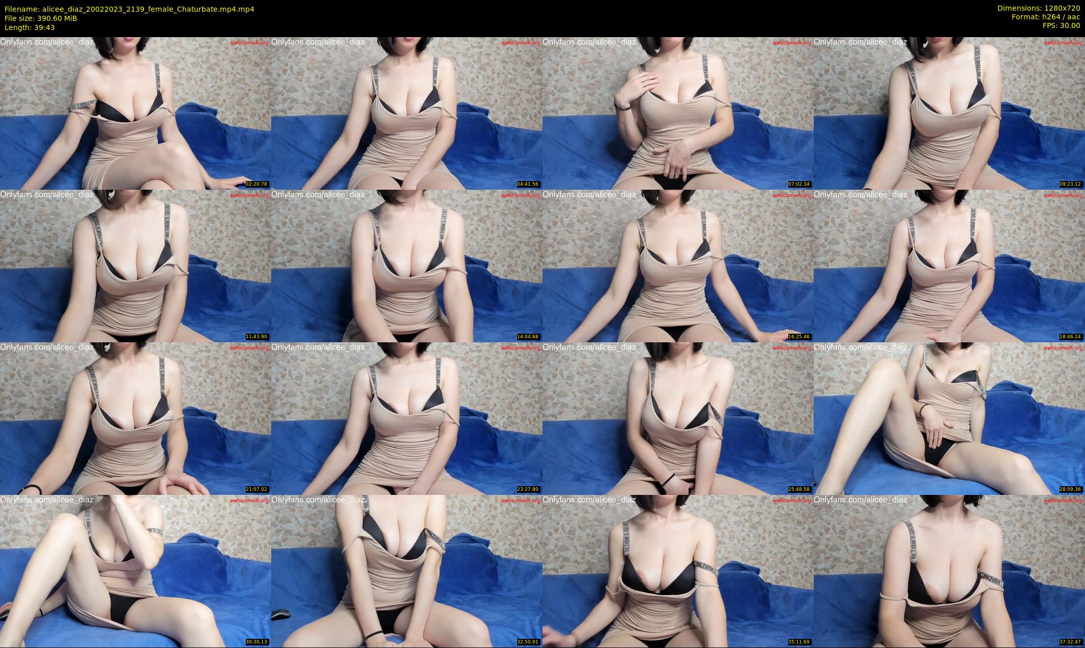 alicee_diaz — 40 minute Chaturbate female cam show recording, 720p, Feb 20, 2023