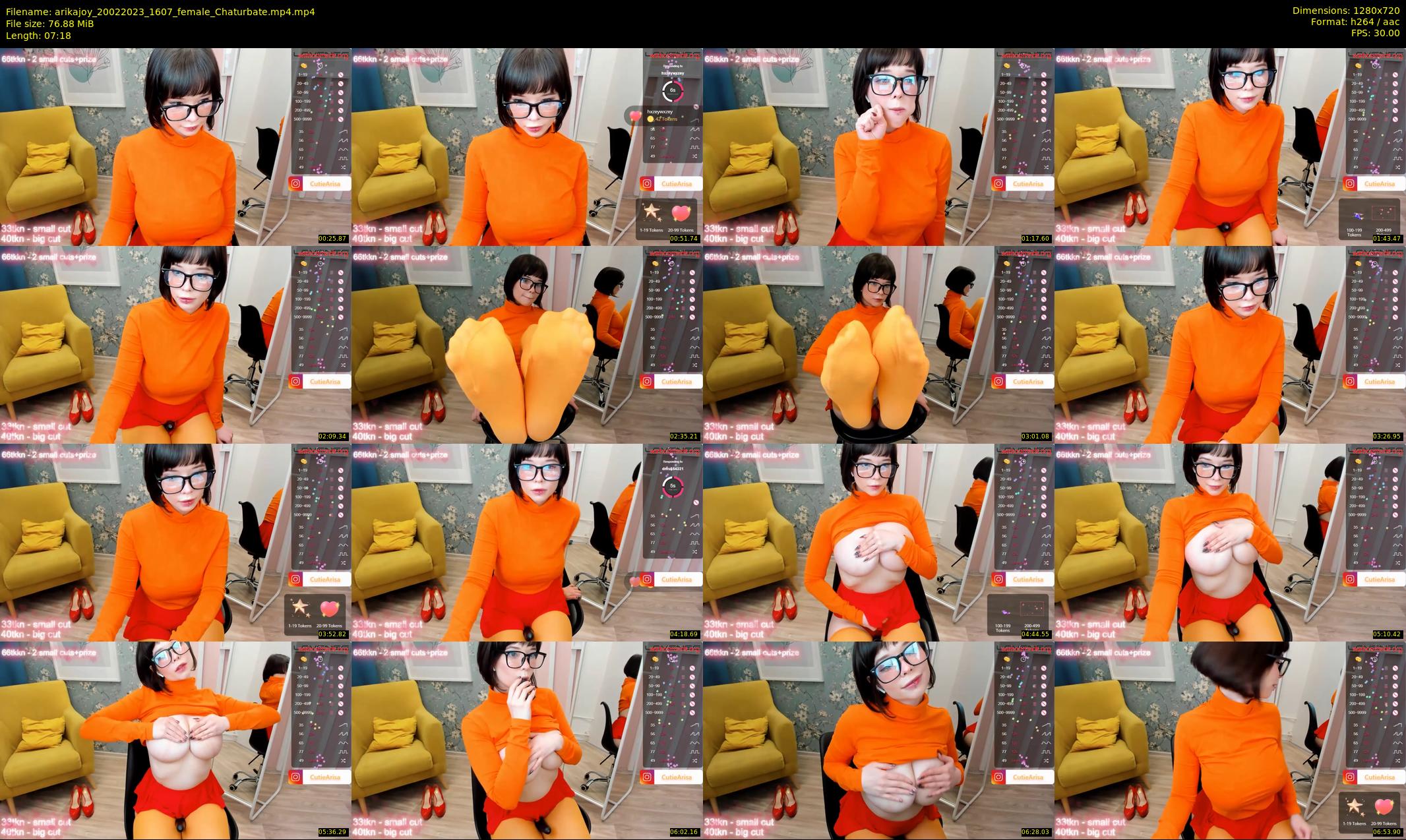 arikajoy — 8 minute Chaturbate female cam show recording, 720p, Feb 20, 2023