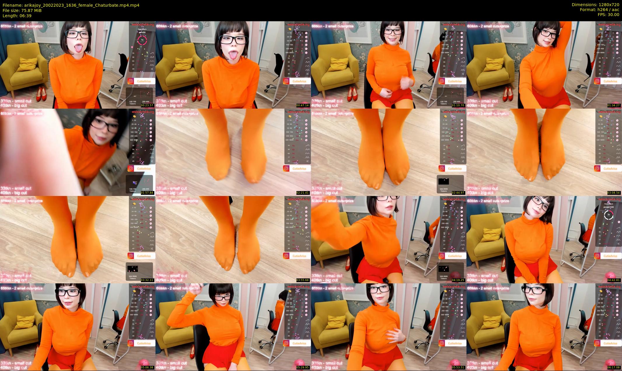 arikajoy — 7 minute Chaturbate female cam show recording, 720p, Feb 20, 2023