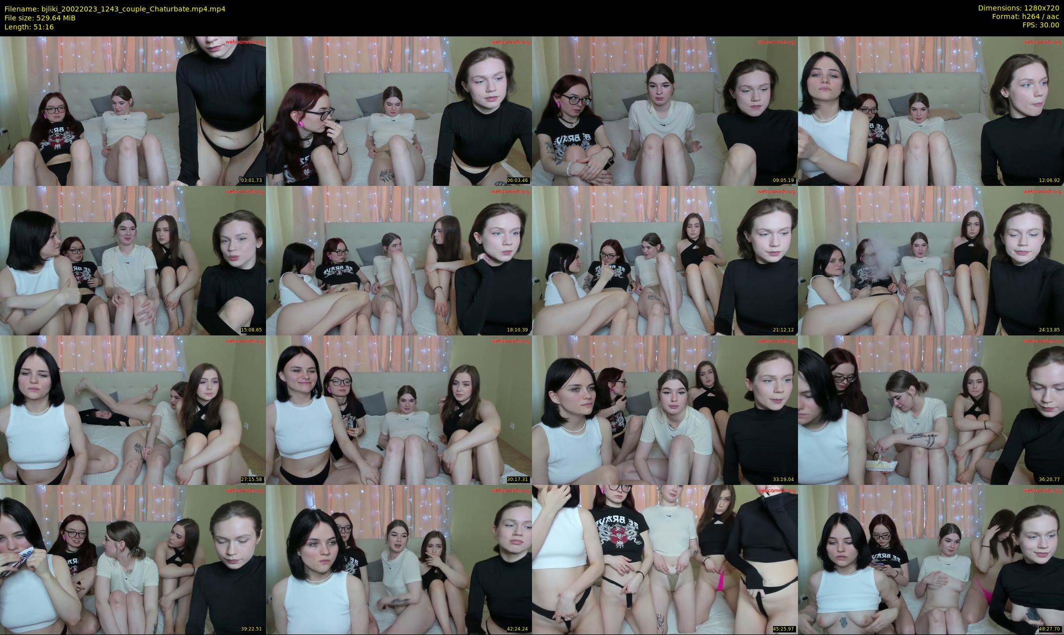 bjliki — 52 minute Chaturbate couple cam show recording, 720p, Feb 20, 2023