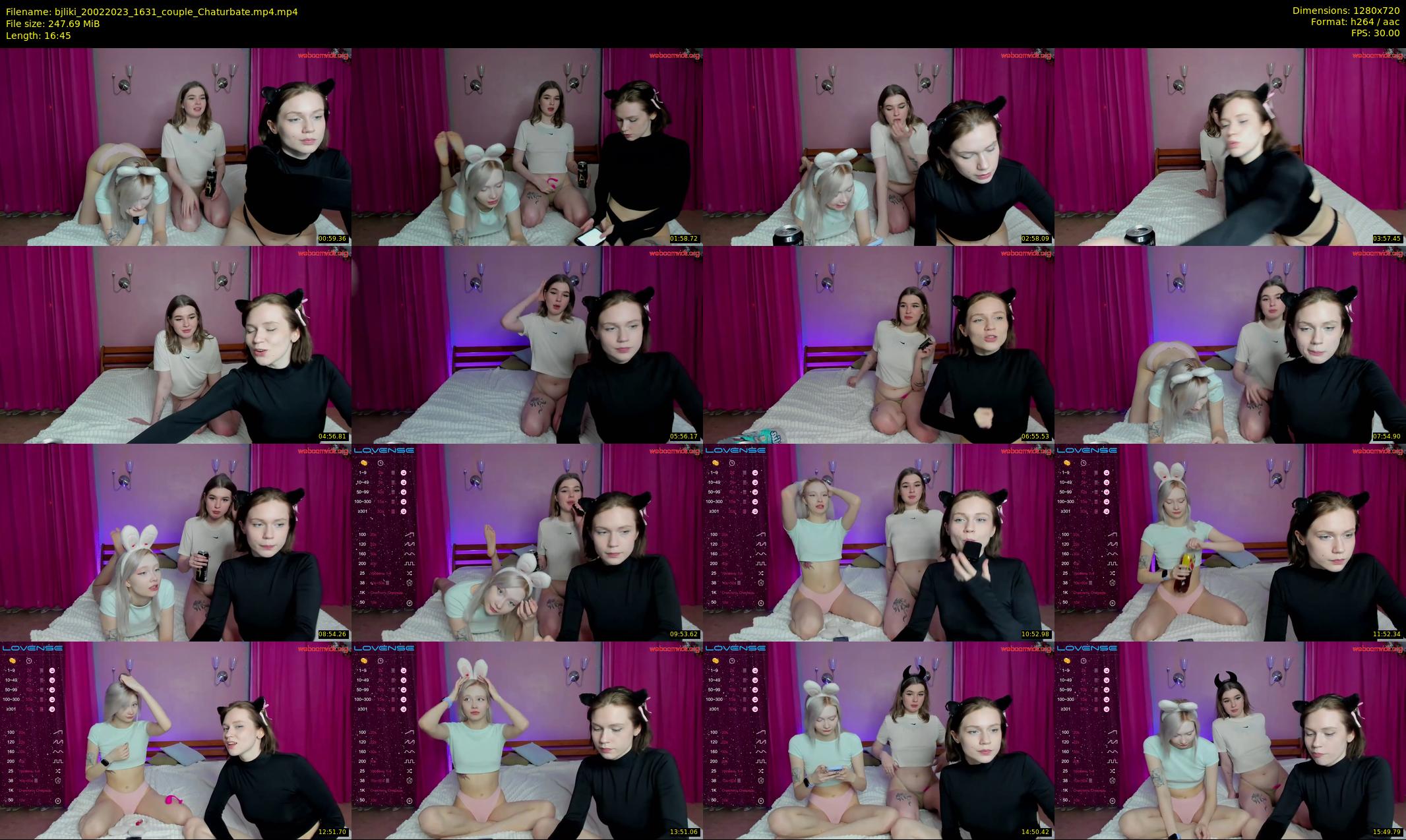 bjliki — 17 minute Chaturbate couple cam show recording, 720p, Feb 20, 2023