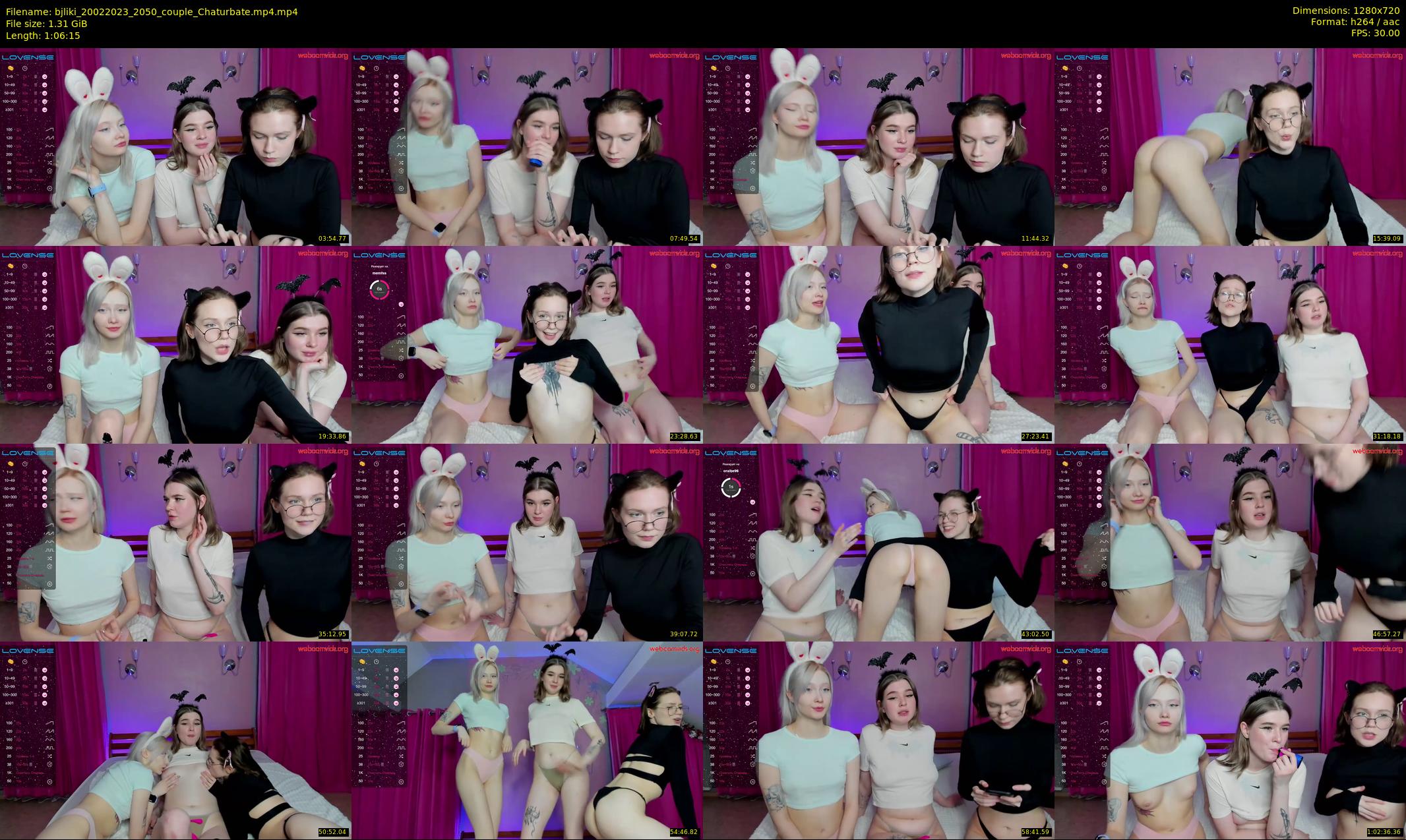 bjliki — 67 minute Chaturbate couple cam show recording, 720p, Feb 20, 2023