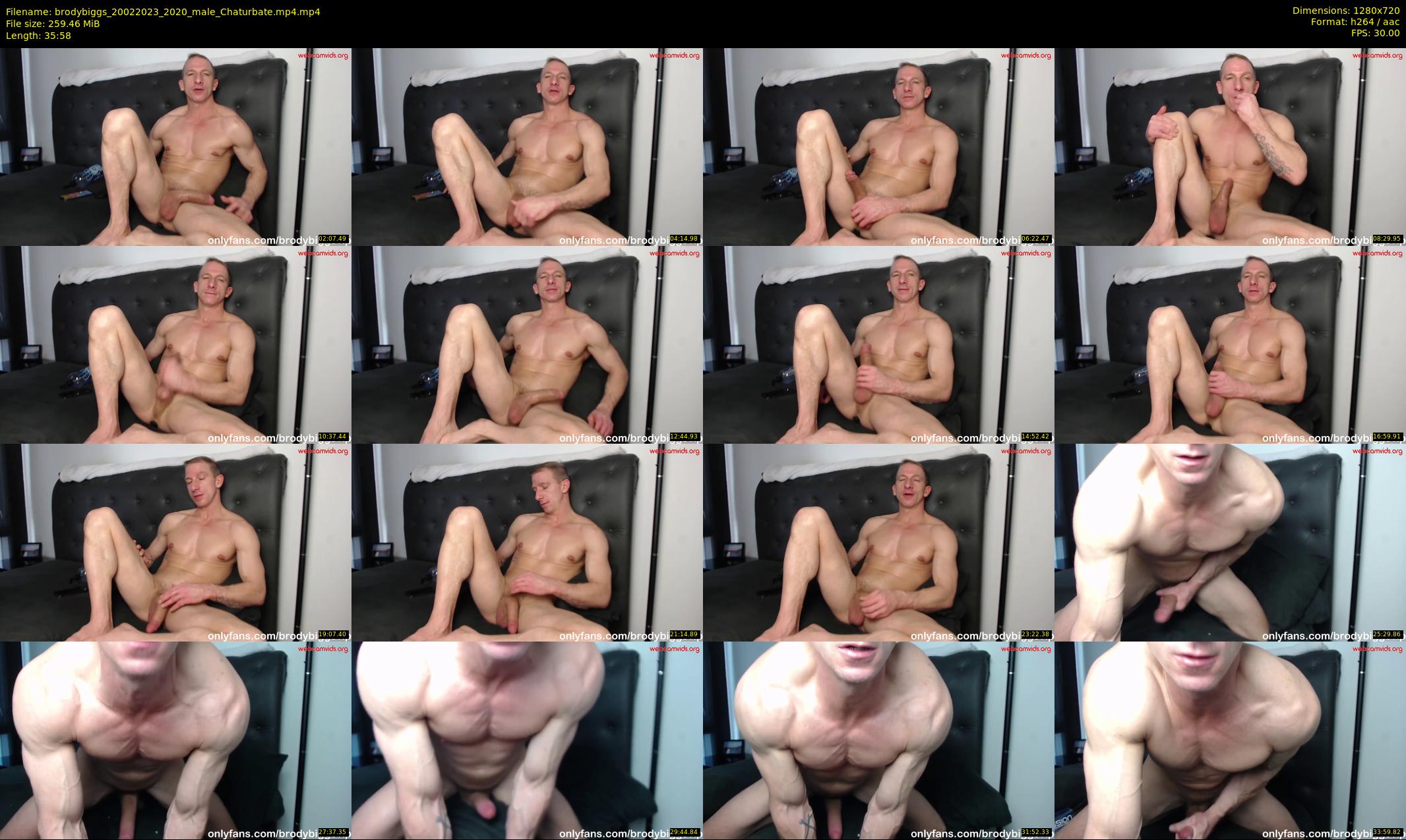 brodybiggs — 36 minute Chaturbate male cam show recording, 720p, Feb 20, 2023