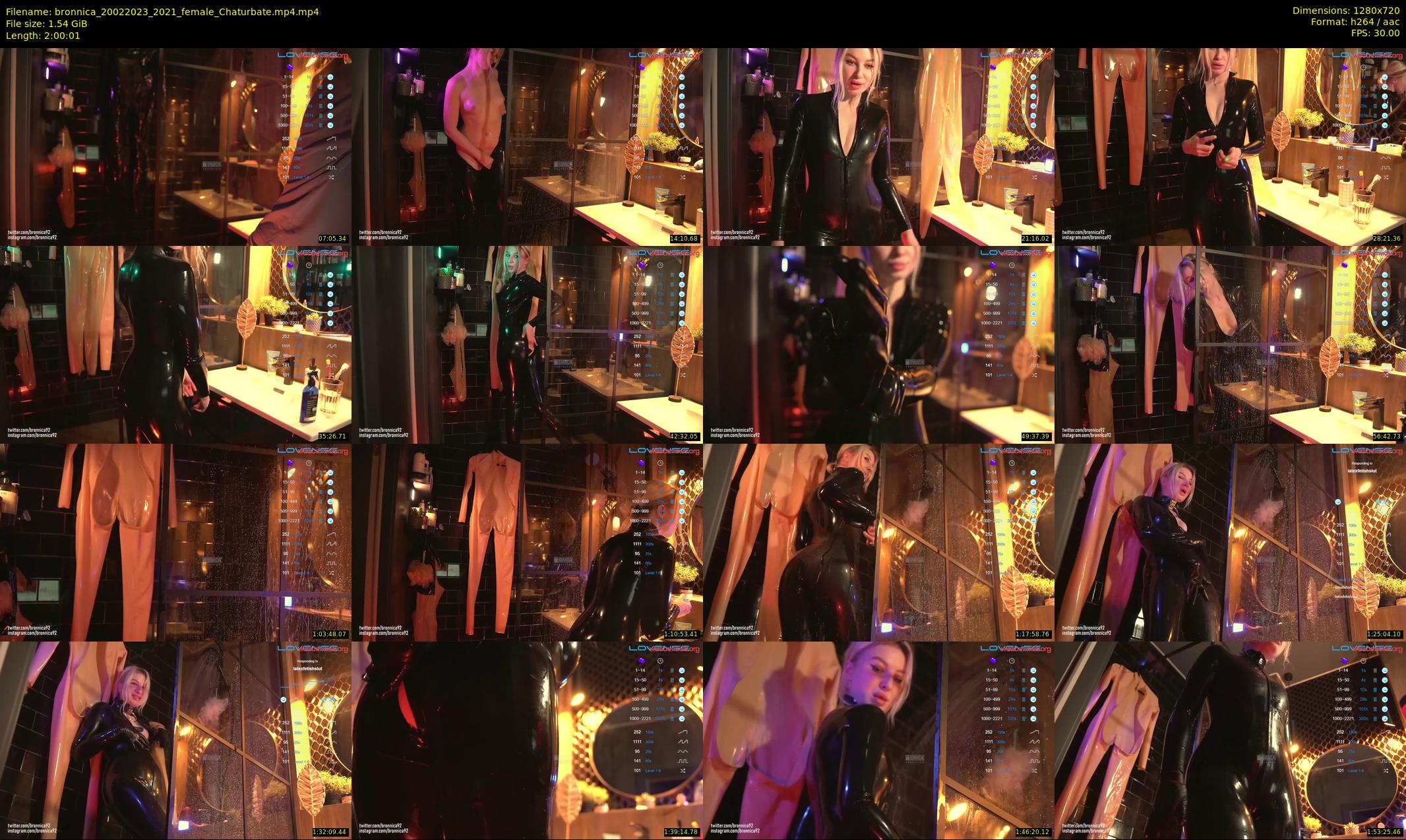 bronnica — 121 minute Chaturbate female cam show recording, 720p, Feb 20, 2023