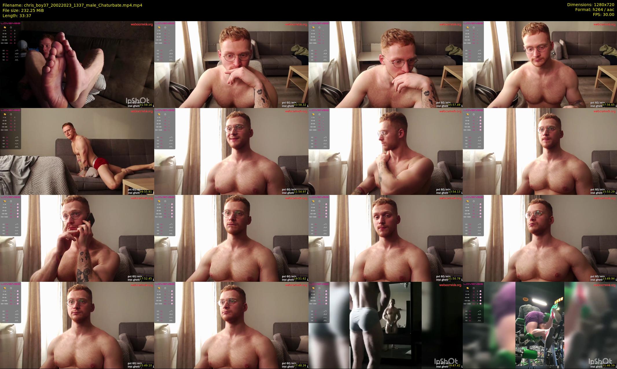 chris_boy37 — 34 minute Chaturbate male cam show recording, 720p, Feb 20, 2023