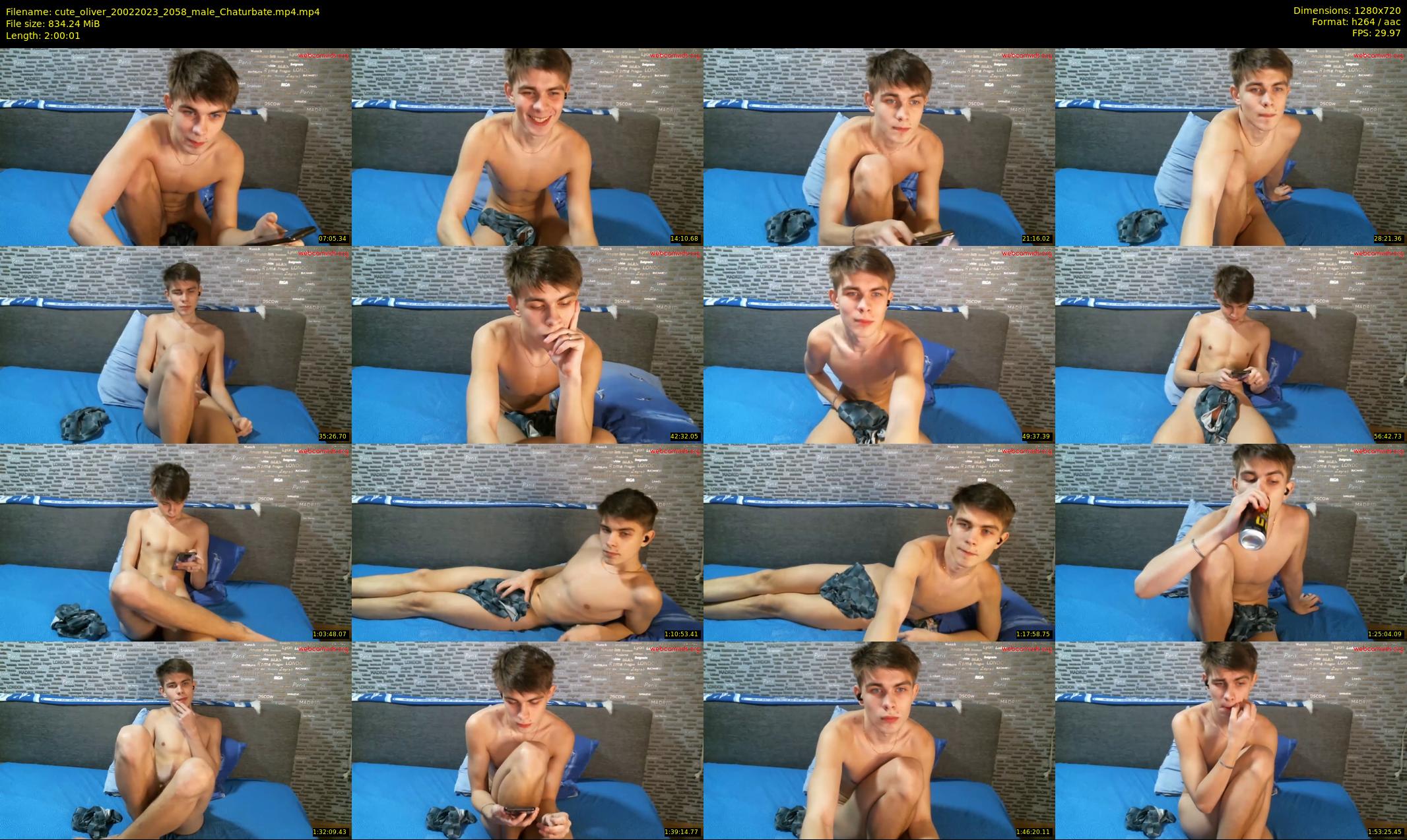 cute_oliver — 121 minute Chaturbate male cam show recording, 720p, Feb 20, 2023
