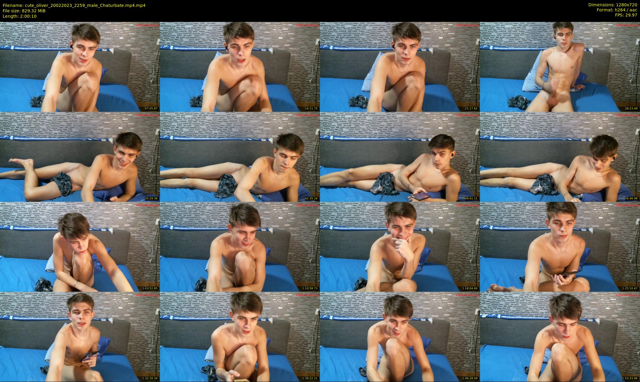 cute_oliver — 121 minute Chaturbate male cam show recording, 720p, Feb 20, 2023