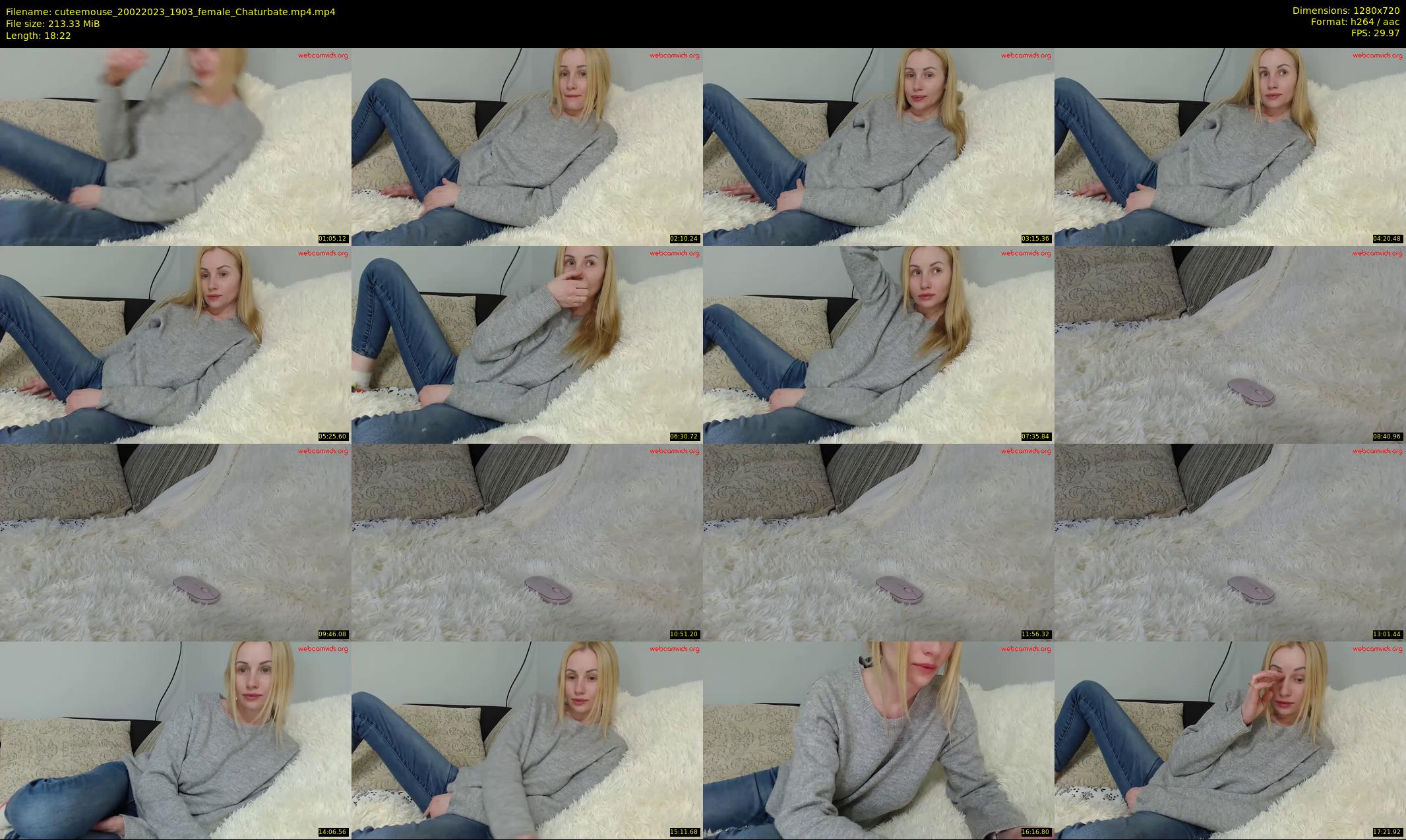 cuteemouse — 19 minute Chaturbate female cam show recording, 720p, Feb 20, 2023
