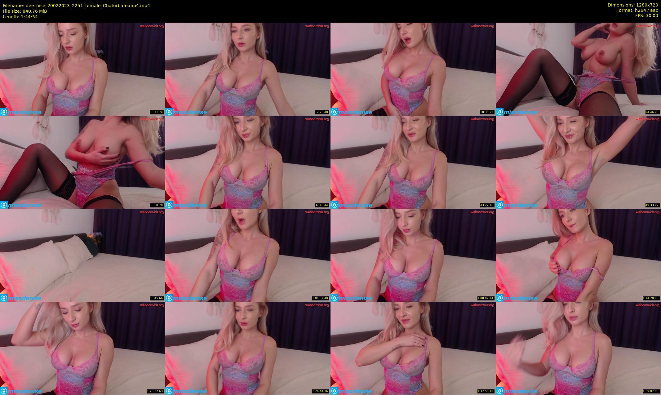 dee_nise — 105 minute Chaturbate female cam show recording, 720p, Feb 20, 2023
