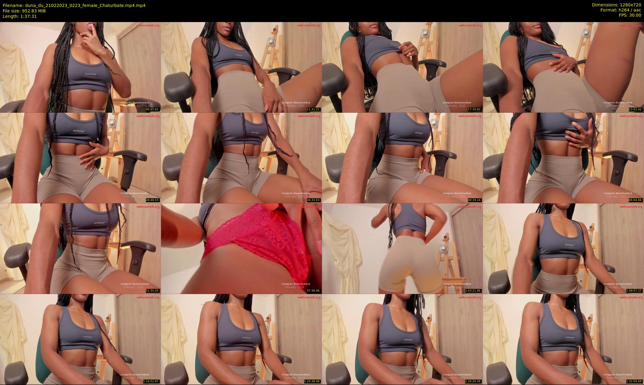 duna_du — 98 minute Chaturbate female cam show recording, 720p, Feb 21, 2023