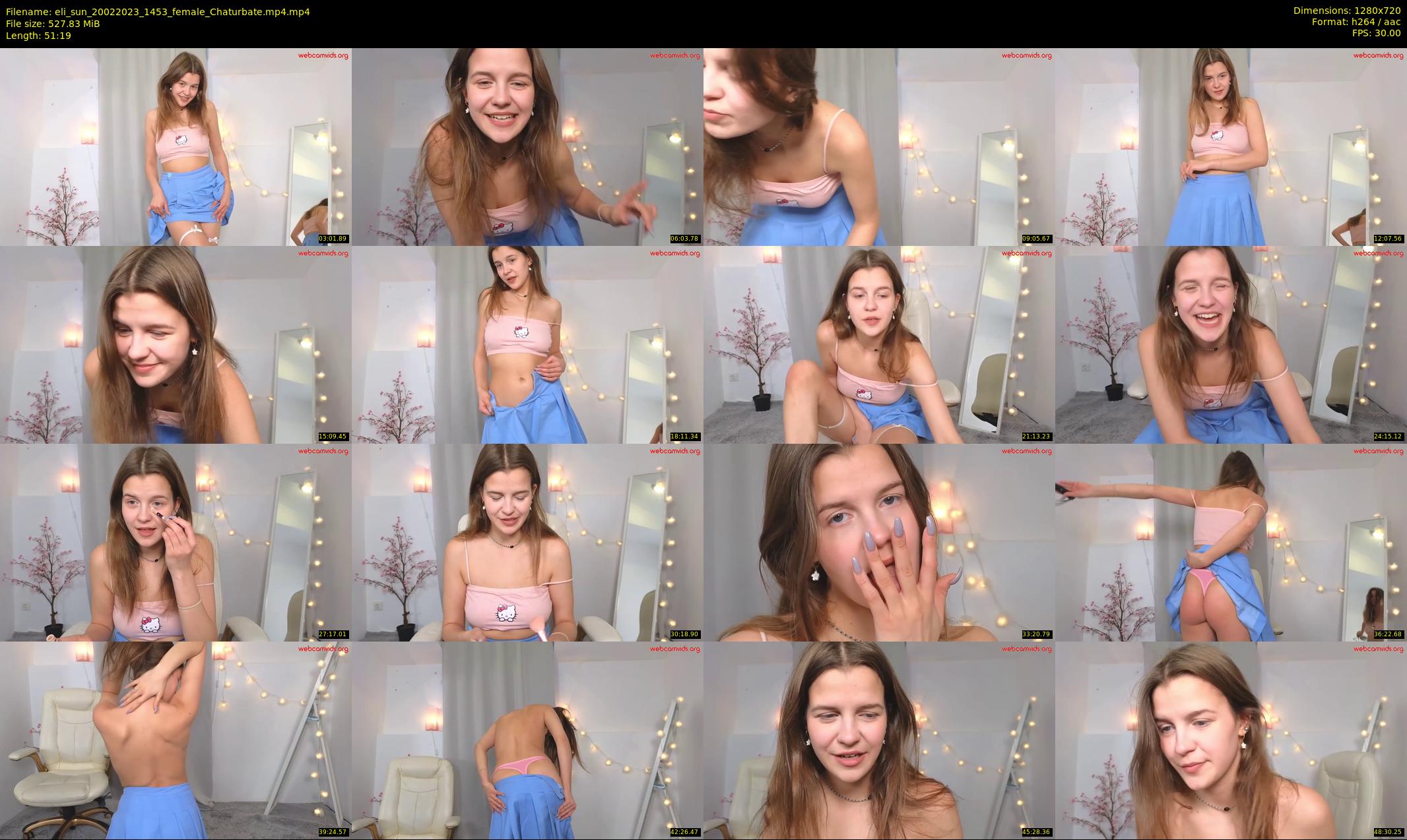 eli_sun — 52 minute Chaturbate female cam show recording, 720p, Feb 20, 2023