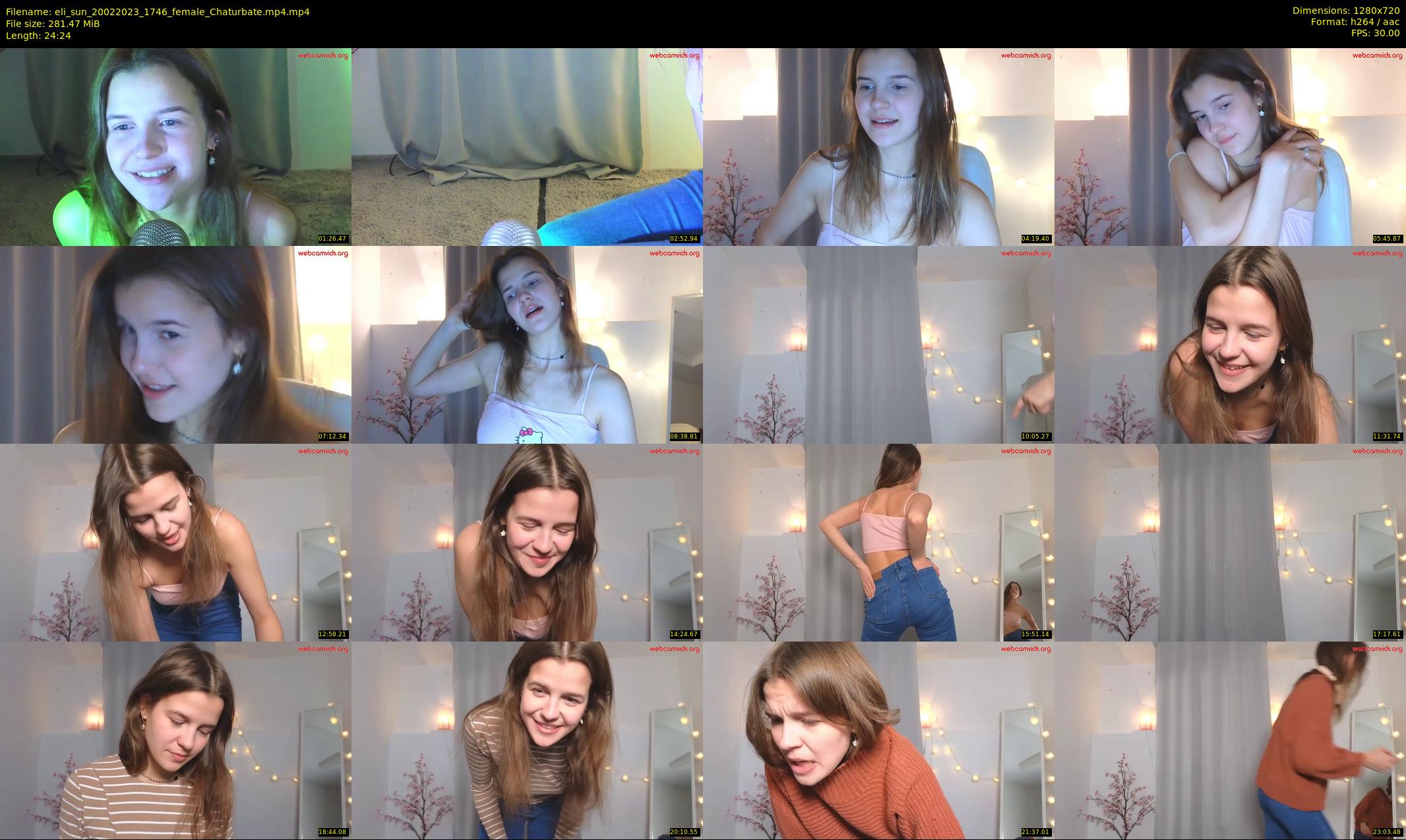 eli_sun — 25 minute Chaturbate female cam show recording, 720p, Feb 20, 2023