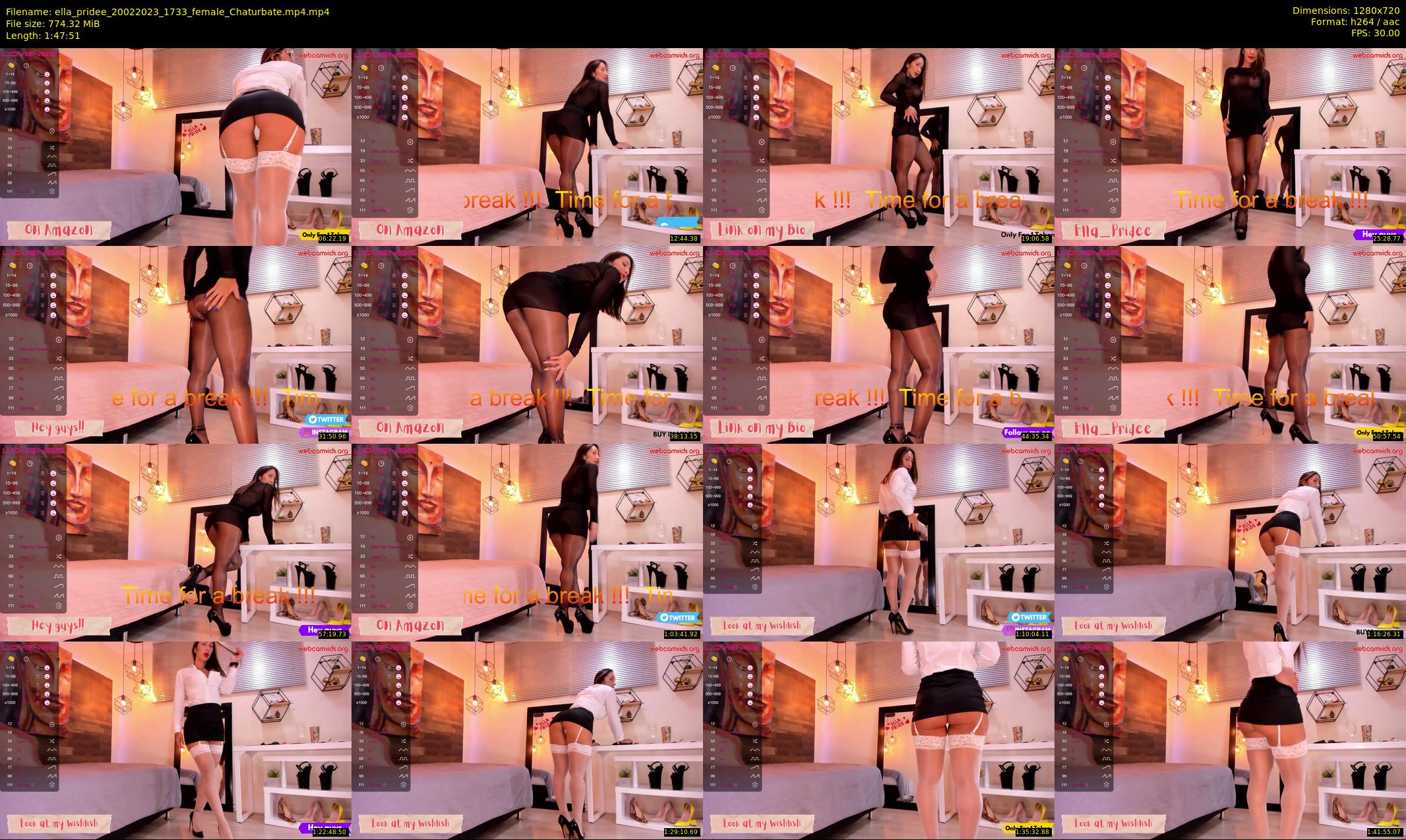 ella_pridee — 108 minute Chaturbate female cam show recording, 720p, Feb 20, 2023