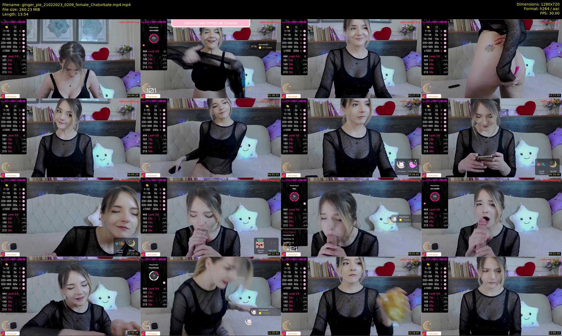 ginger_pie — 14 minute Chaturbate female cam show recording, 720p, Feb 21, 2023