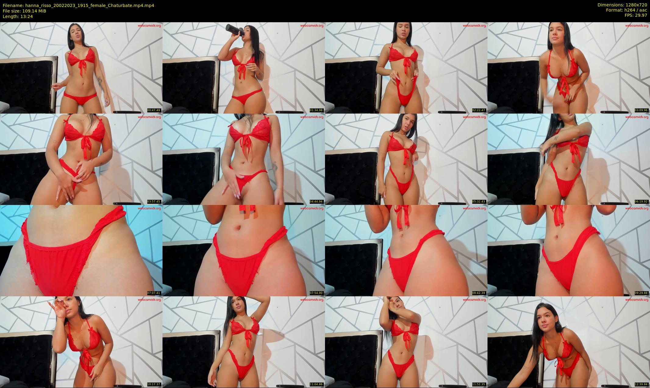 hanna_risso — 14 minute Chaturbate female cam show recording, 720p, Feb 20, 2023