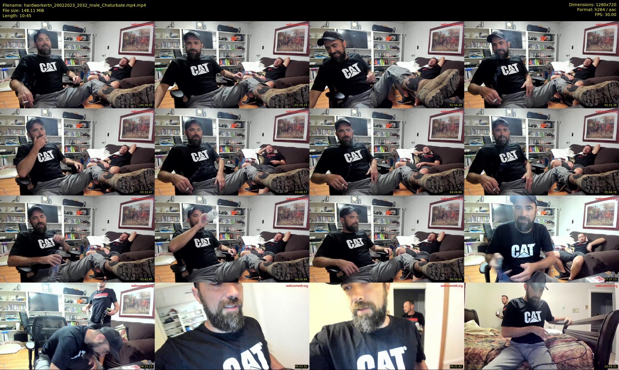 hardworkertn — 11 minute Chaturbate male cam show recording, 720p, Feb 20, 2023