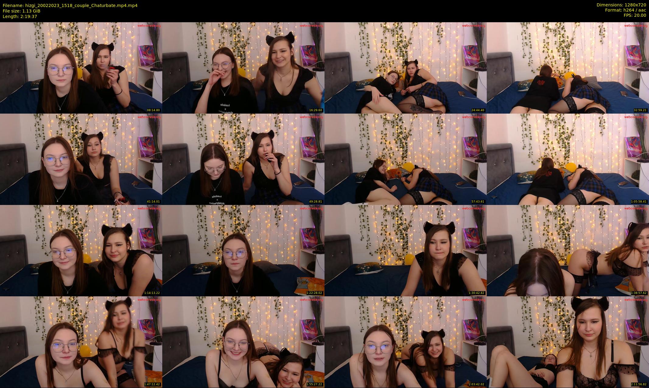 hizgi — 140 minute Chaturbate couple cam show recording, 720p, Feb 20, 2023