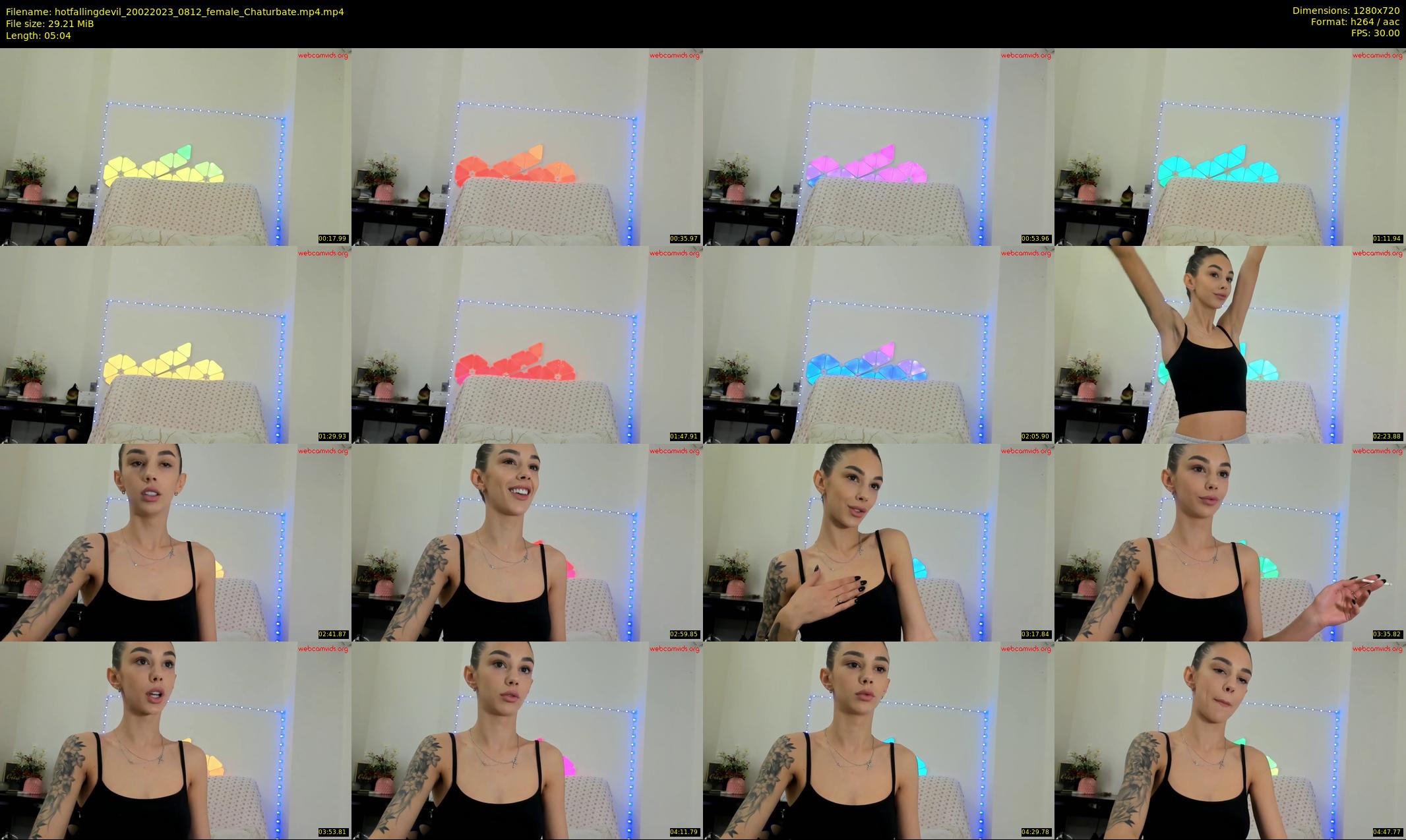 hotfallingdevil — 6 minute Chaturbate female cam show recording, 720p, Feb 20, 2023