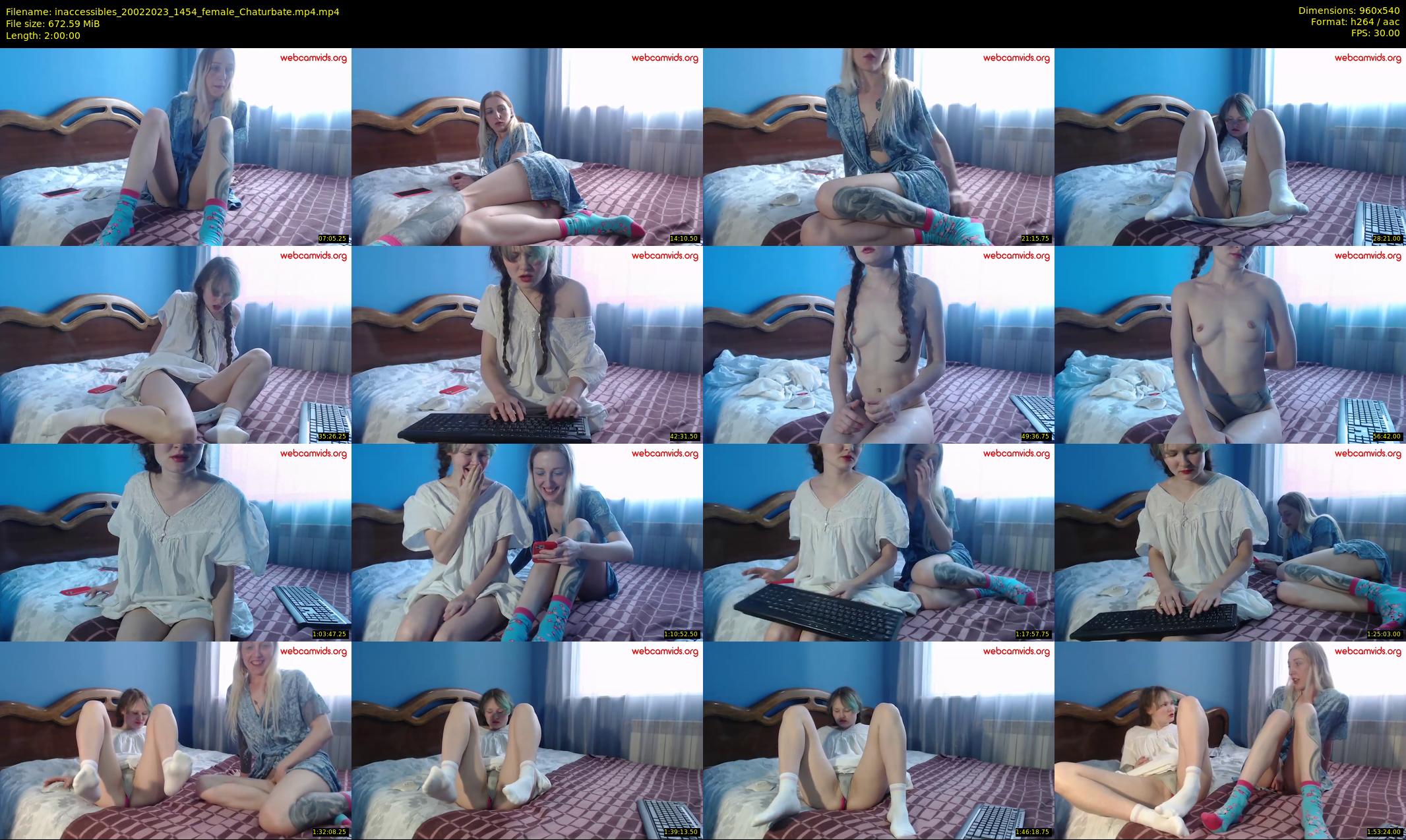 inaccessibles — 120 minute Chaturbate female cam show recording, 480p, Feb 20, 2023
