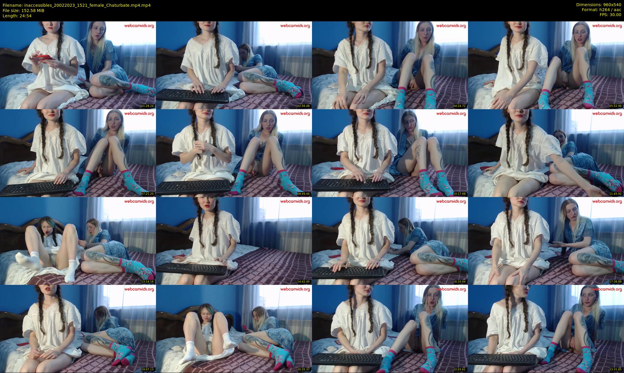 inaccessibles — 25 minute Chaturbate female cam show recording, 480p, Feb 20, 2023