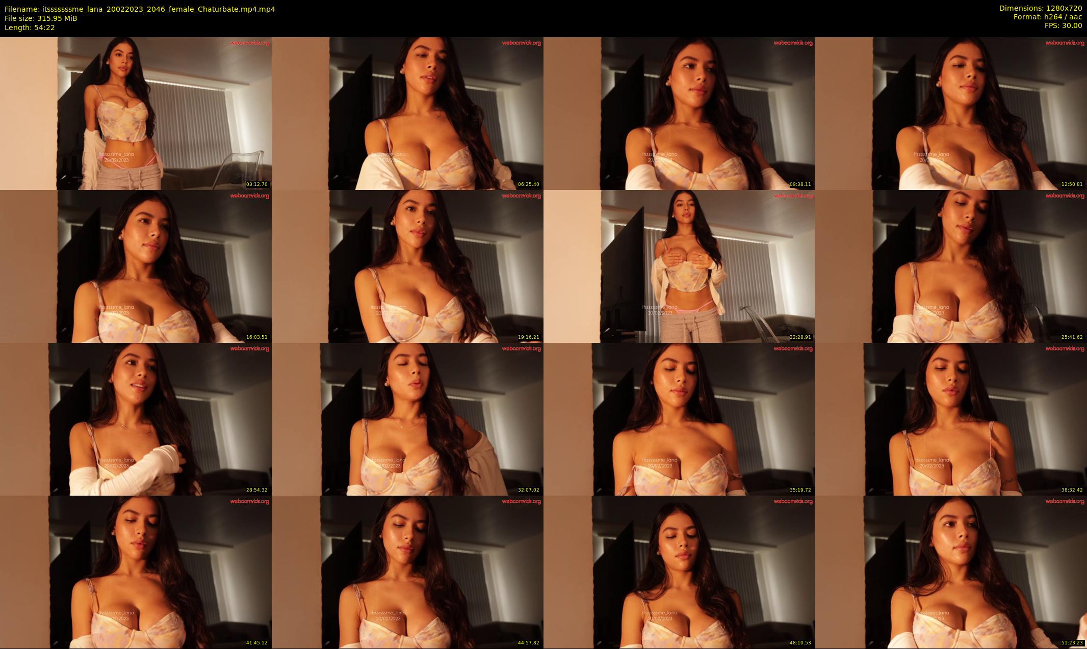 itsssssssme_lana — 55 minute Chaturbate female cam show recording, 720p, Feb 20, 2023
