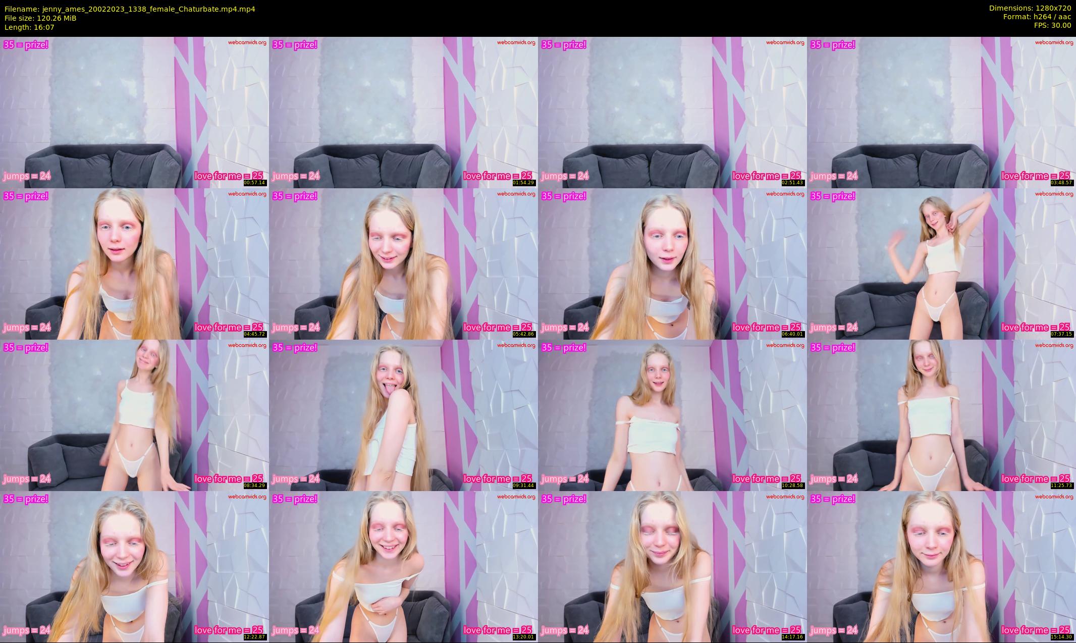 jenny_ames — 17 minute Chaturbate female cam show recording, 720p, Feb 20, 2023