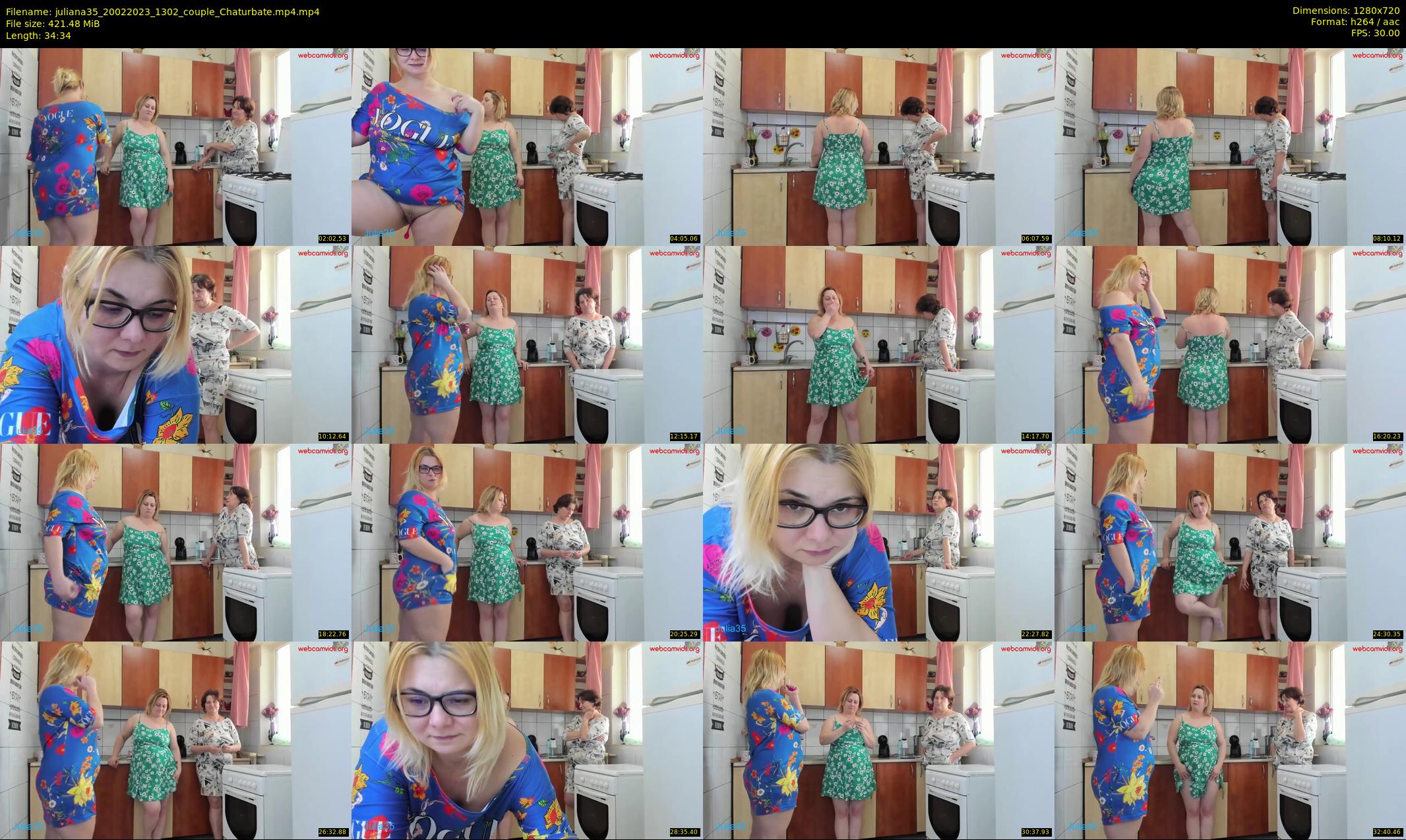 juliana35 — 35 minute Chaturbate couple cam show recording, 720p, Feb 20, 2023