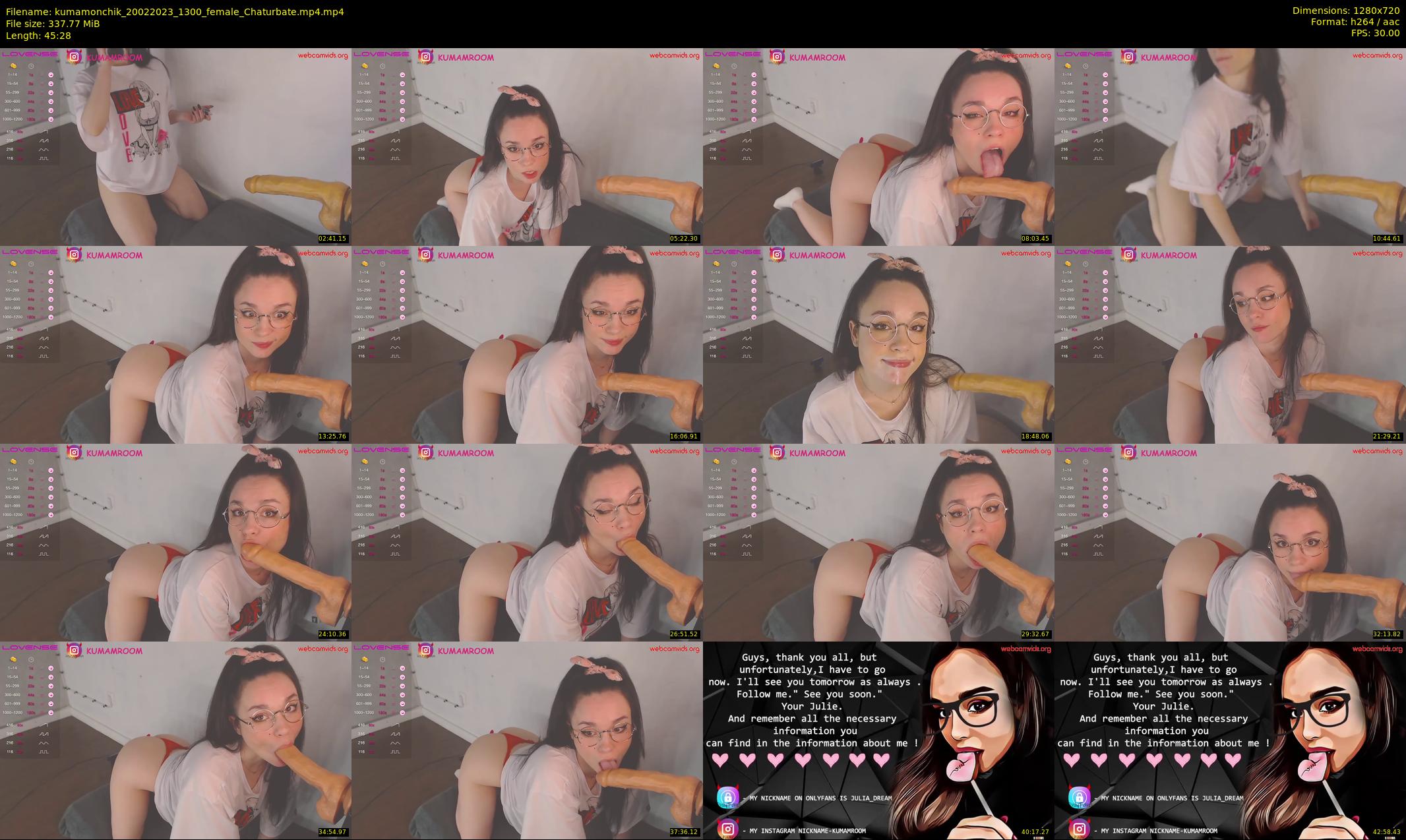 kumamonchik — 46 minute Chaturbate couple cam show recording, 720p, Feb 20, 2023