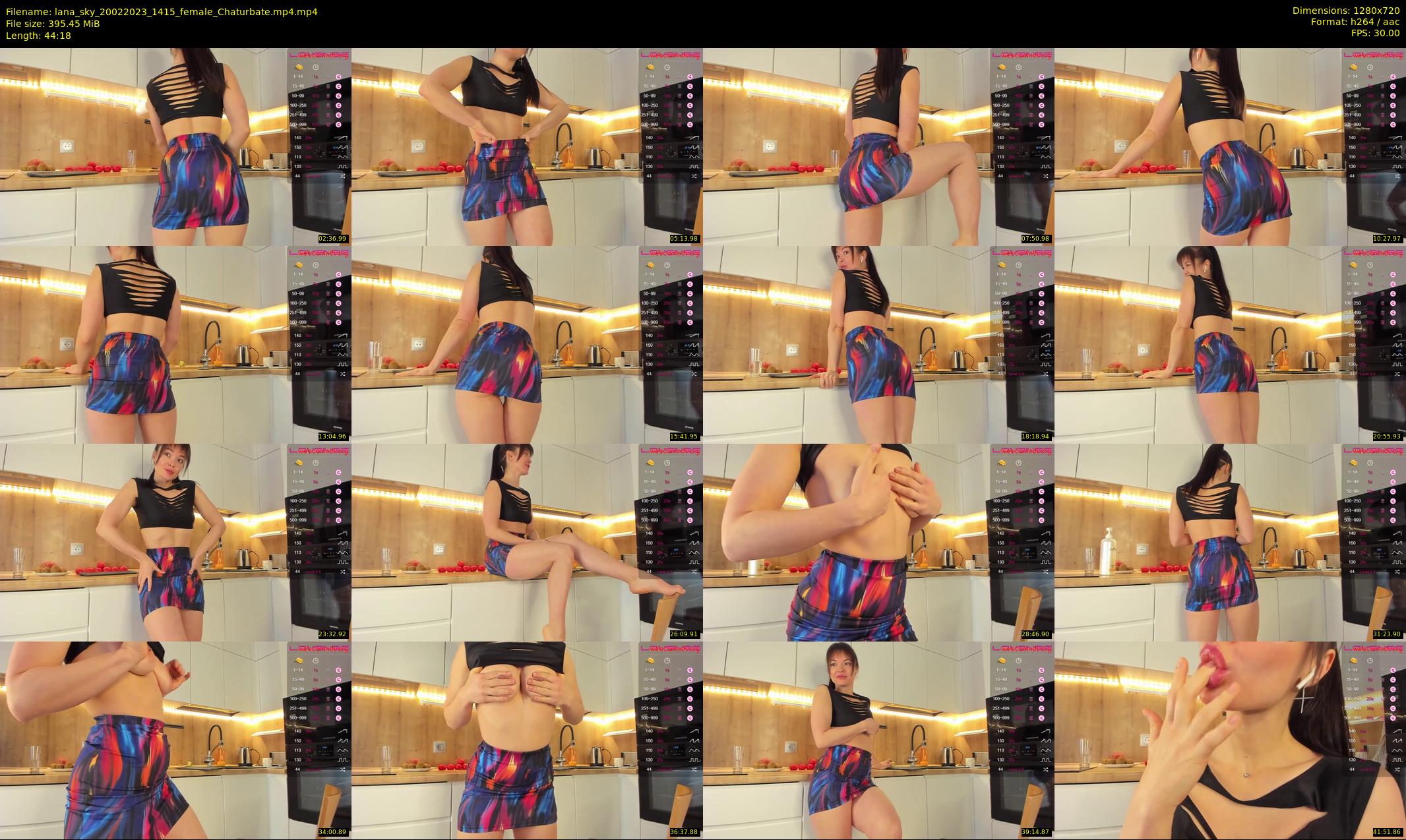 lana_sky — 45 minute Chaturbate female cam show recording, 720p, Feb 20, 2023