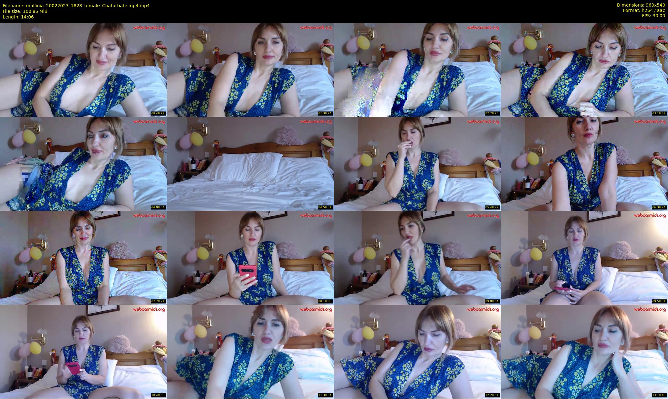 mallinia — 15 minute Chaturbate female cam show recording, 480p, Feb 20, 2023