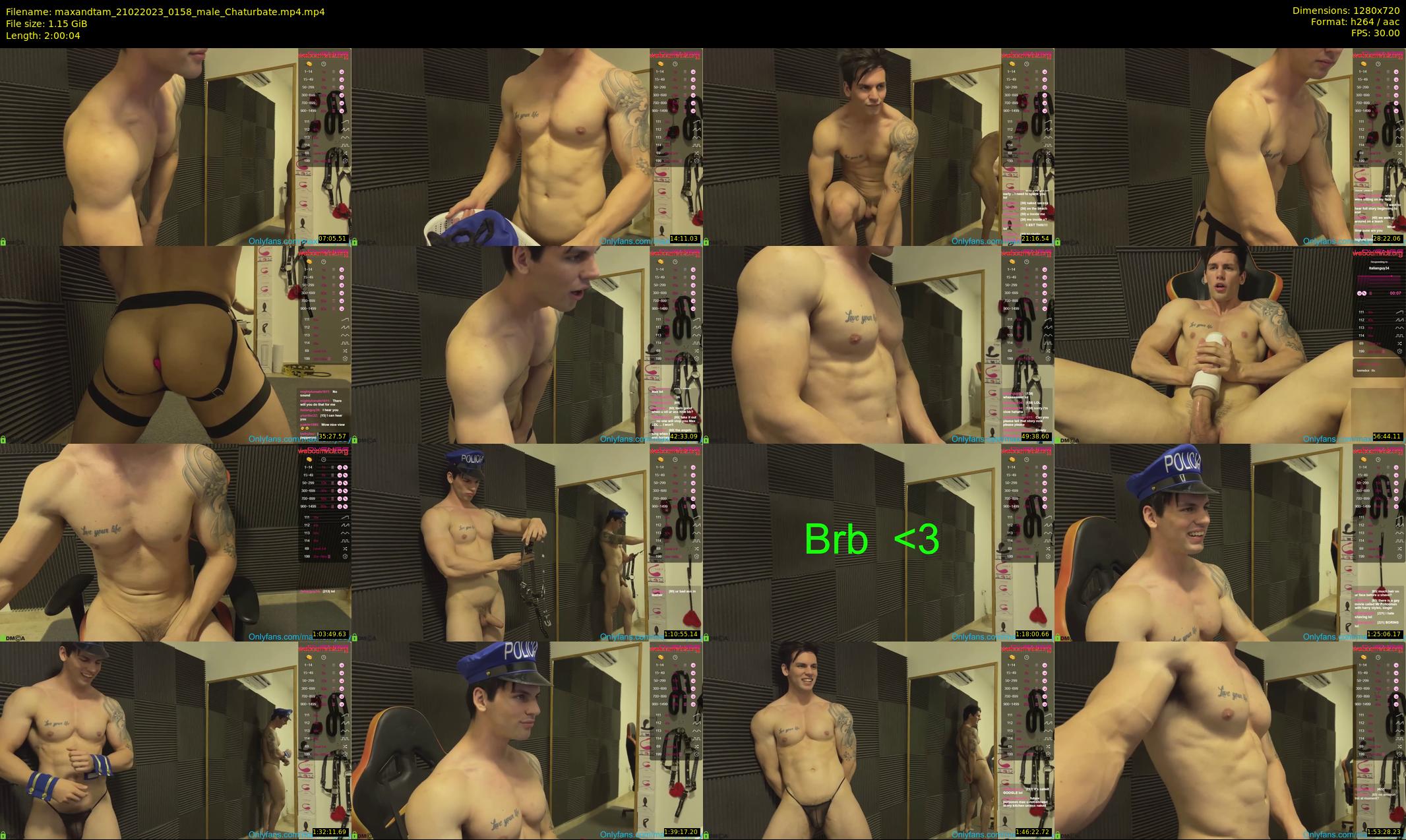 maxandtam — 121 minute Chaturbate couple cam show recording, 720p, Feb 21, 2023