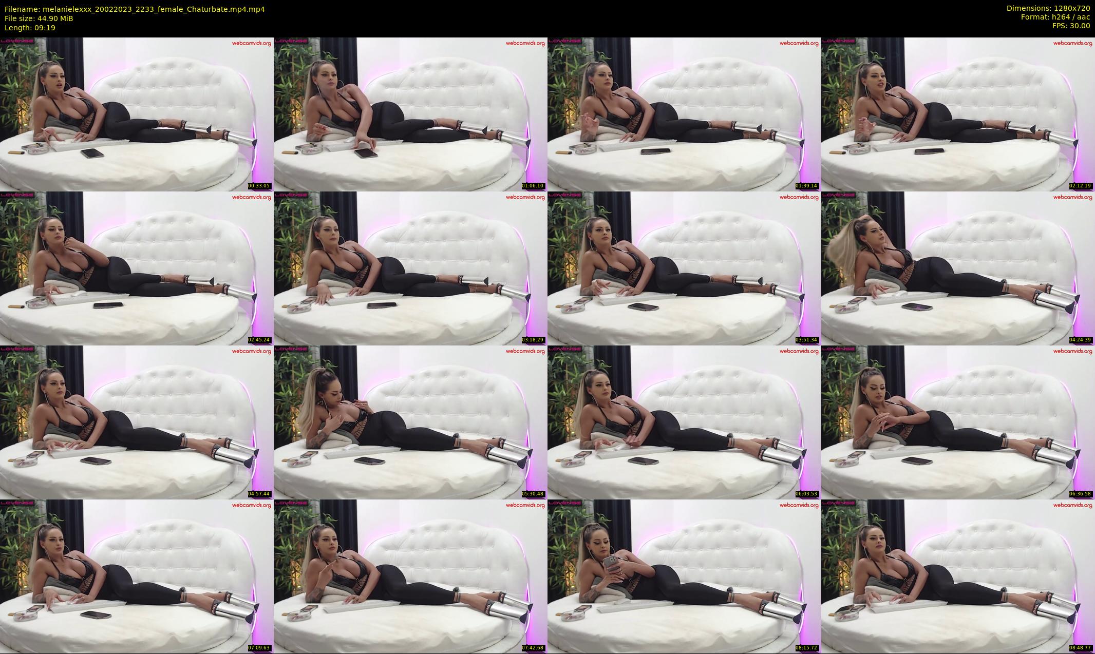 melanielexxx — 10 minute Chaturbate female cam show recording, 720p, Feb 20, 2023