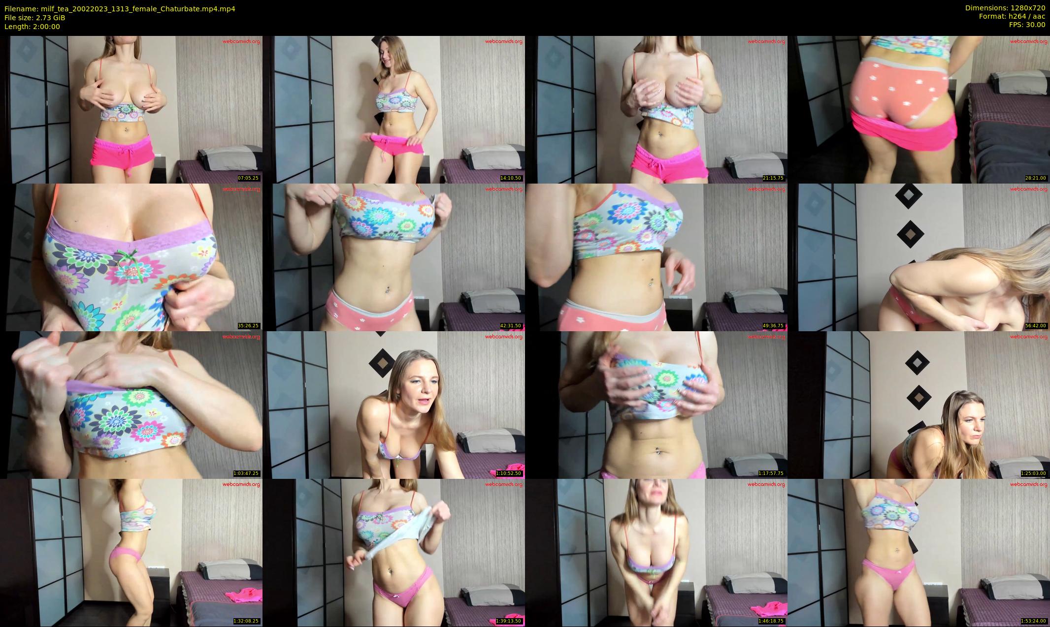 milf_tea — 120 minute Chaturbate female cam show recording, 720p, Feb 20, 2023