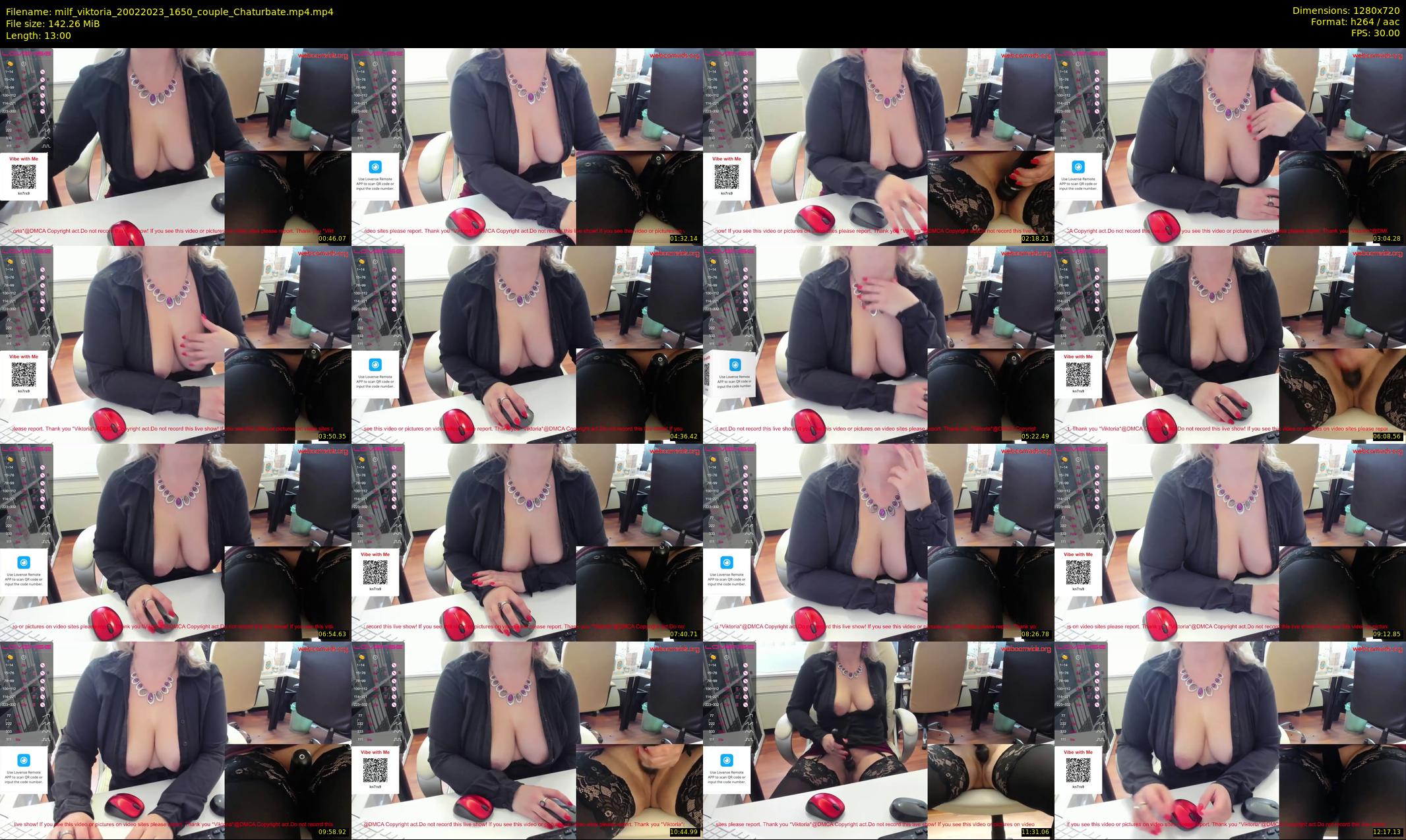 milf_viktoria — 13 minute Chaturbate female cam show recording, 720p, Feb 20, 2023