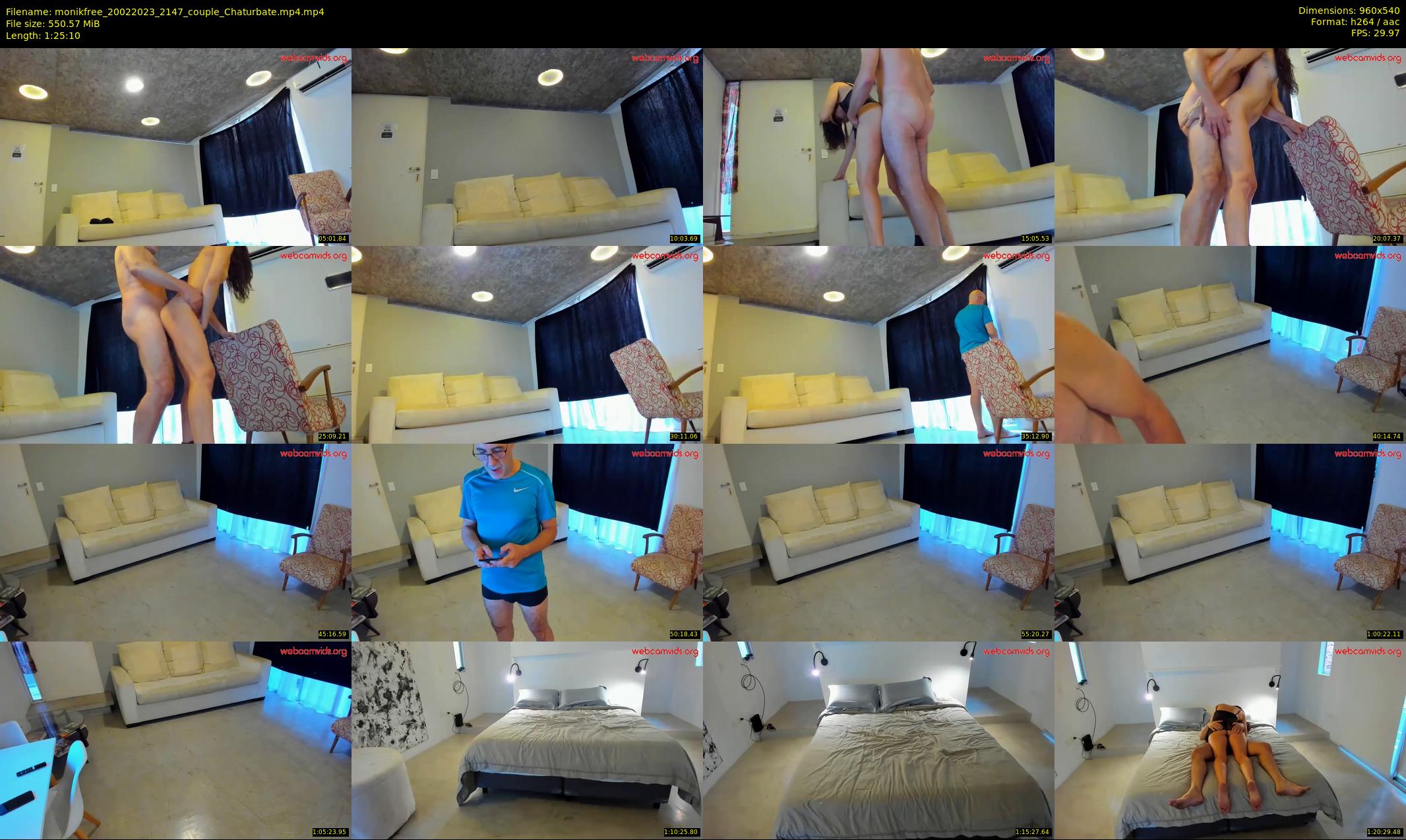 monikfree — 86 minute Chaturbate couple cam show recording, 480p, Feb 20, 2023