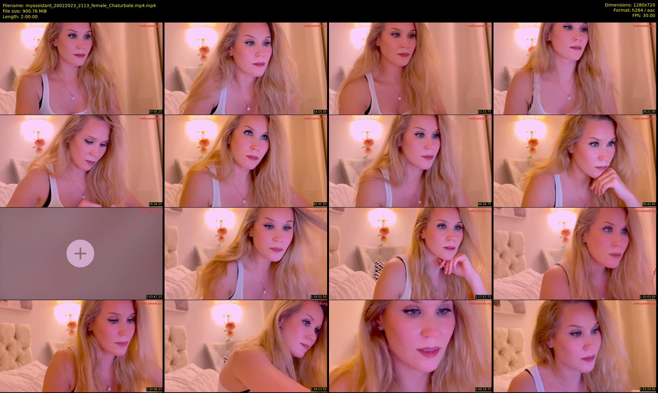 myassistant — 120 minute Chaturbate female cam show recording, 720p, Feb 20, 2023