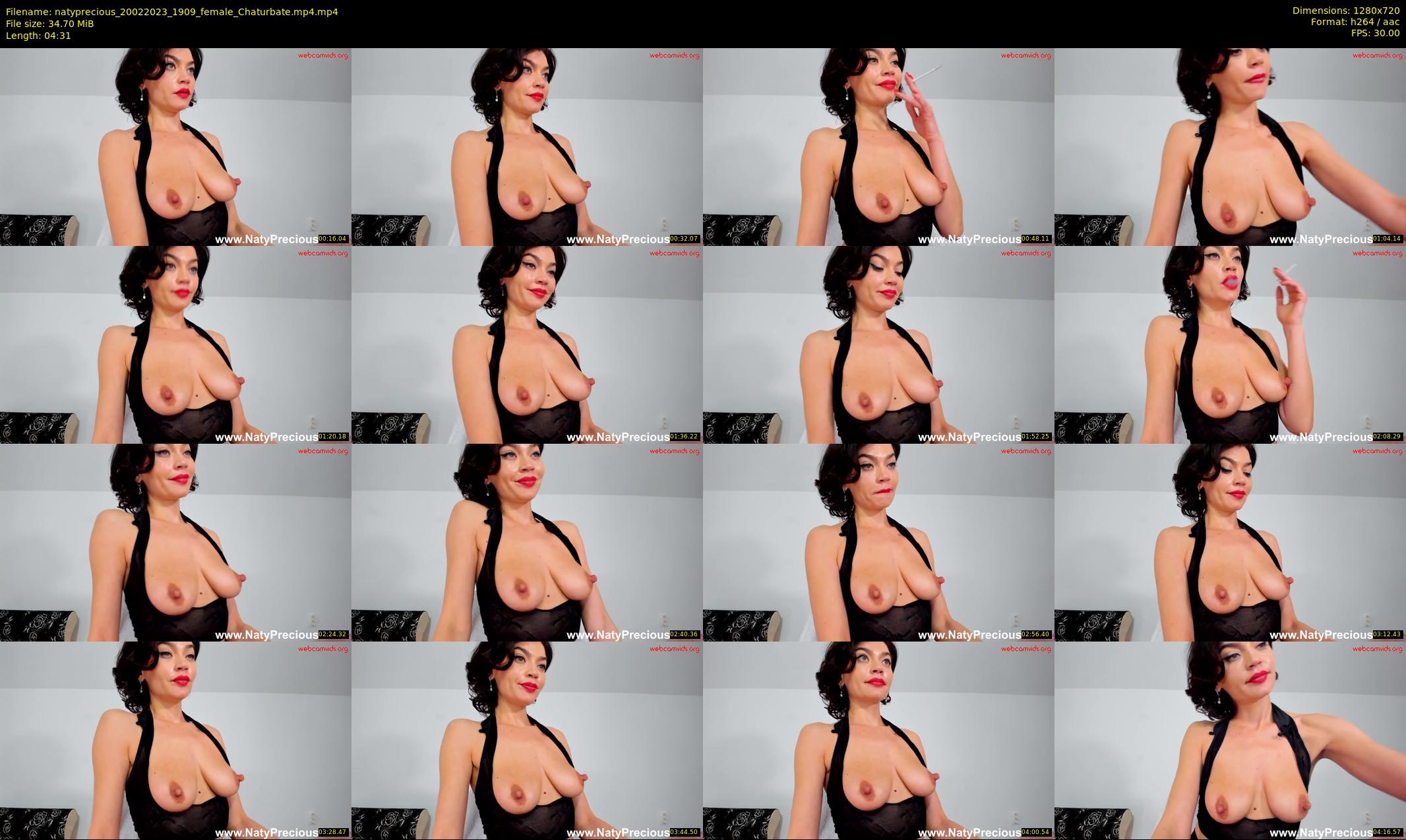 natyprecious — 5 minute Chaturbate female cam show recording, 720p, Feb 20, 2023