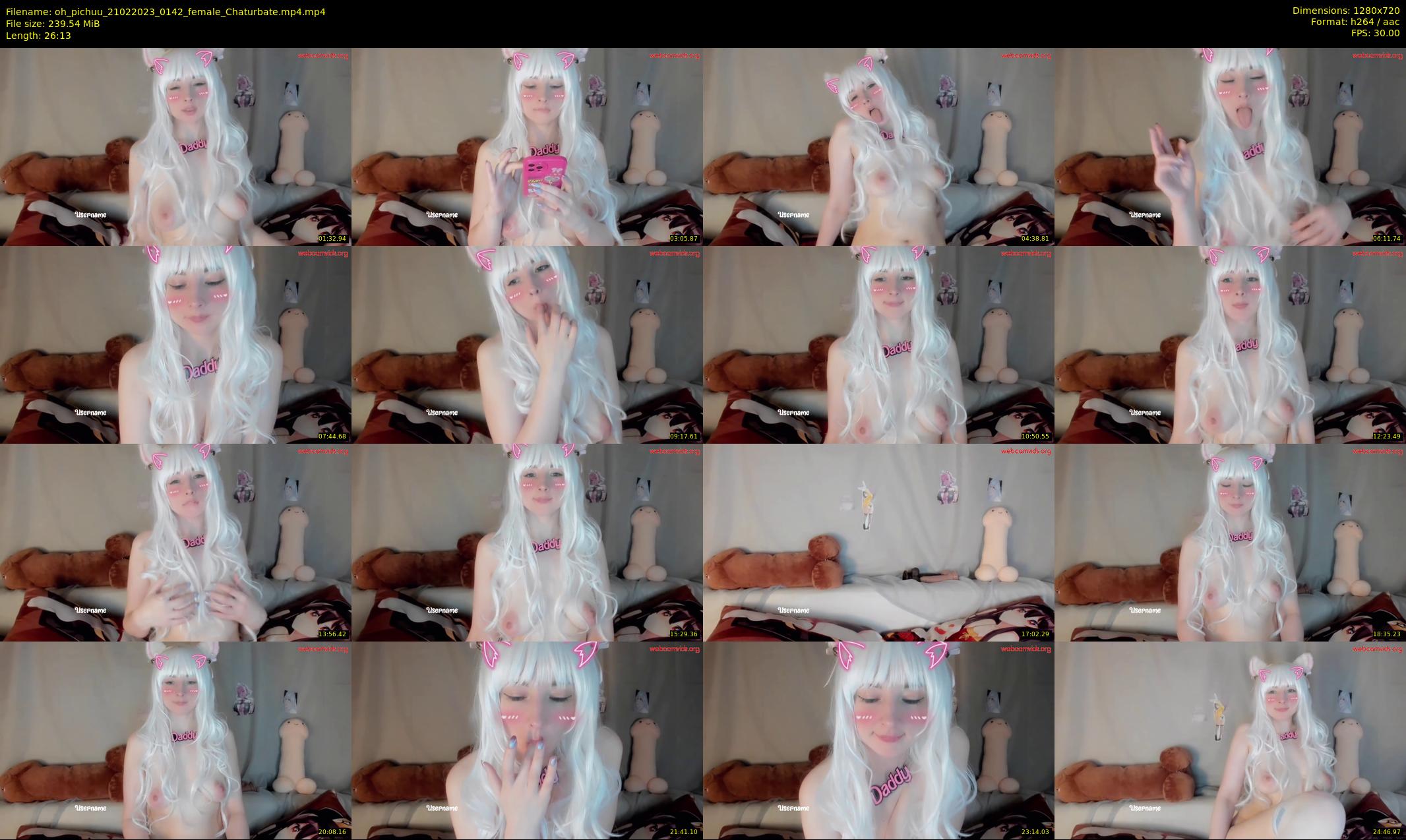 oh_pichuu — 27 minute Chaturbate female cam show recording, 720p, Feb 21, 2023