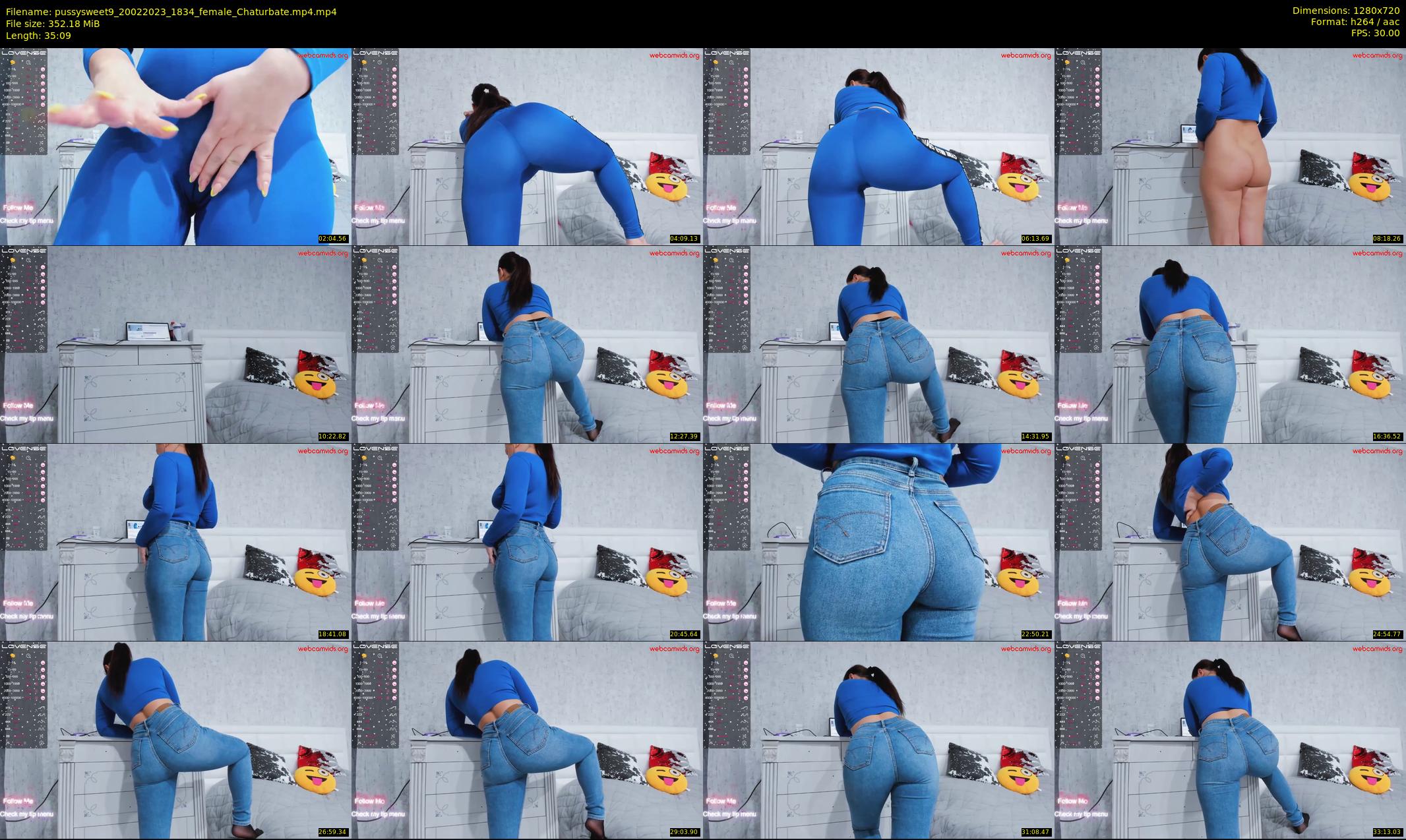 pussysweet9 — 36 minute Chaturbate female cam show recording, 720p, Feb 20, 2023