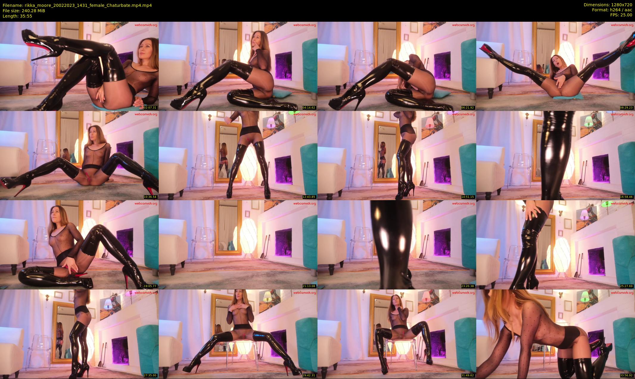 rikka_moore — 36 minute Chaturbate female cam show recording, 720p, Feb 20, 2023