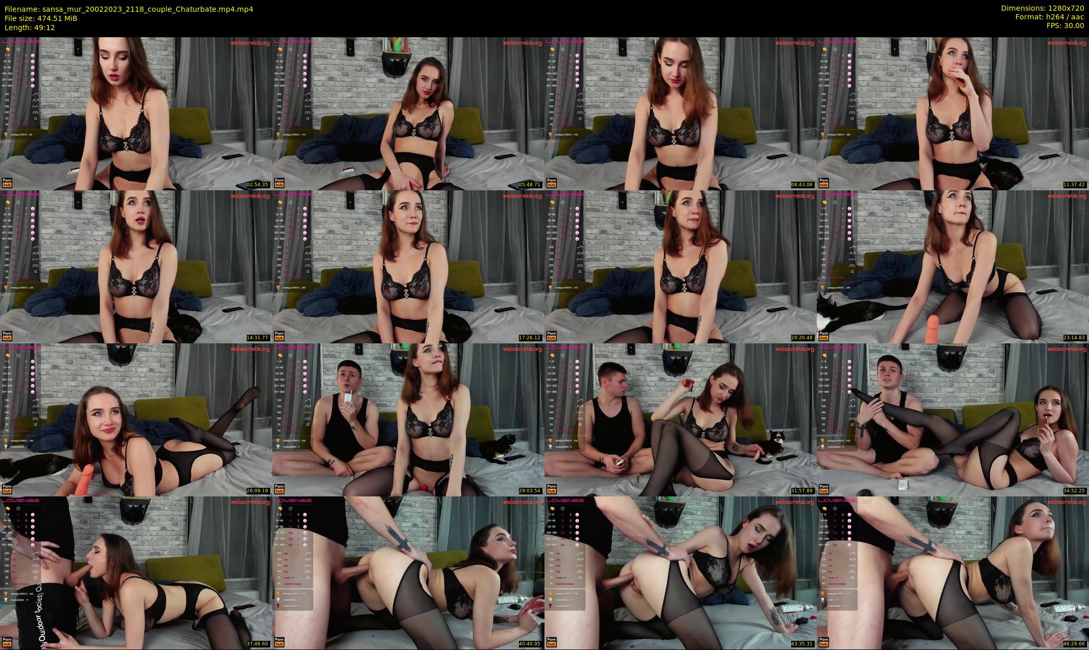sansa_mur — 50 minute Chaturbate female cam show recording, 720p, Feb 20, 2023