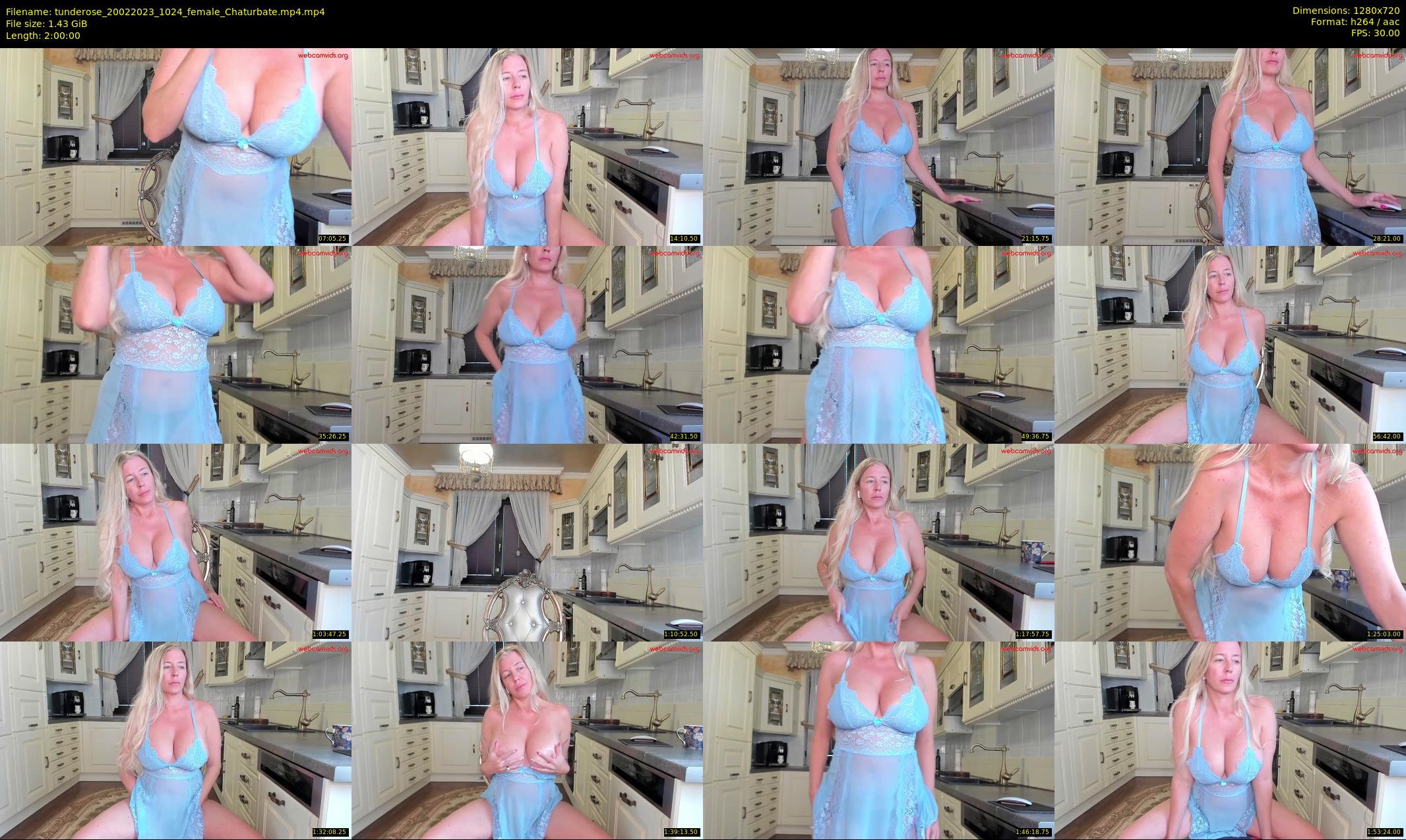 tunderose — 120 minute Chaturbate female cam show recording, 720p, Feb 20, 2023
