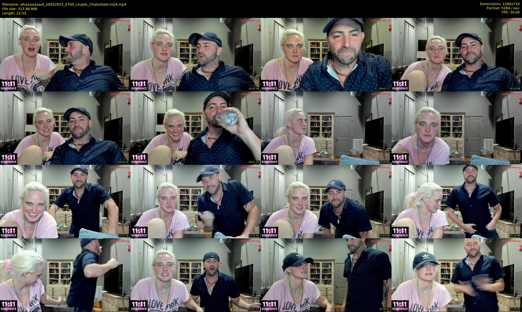 whaaaaaaaat — 23 minute Chaturbate couple cam show recording, 720p, Feb 20, 2023